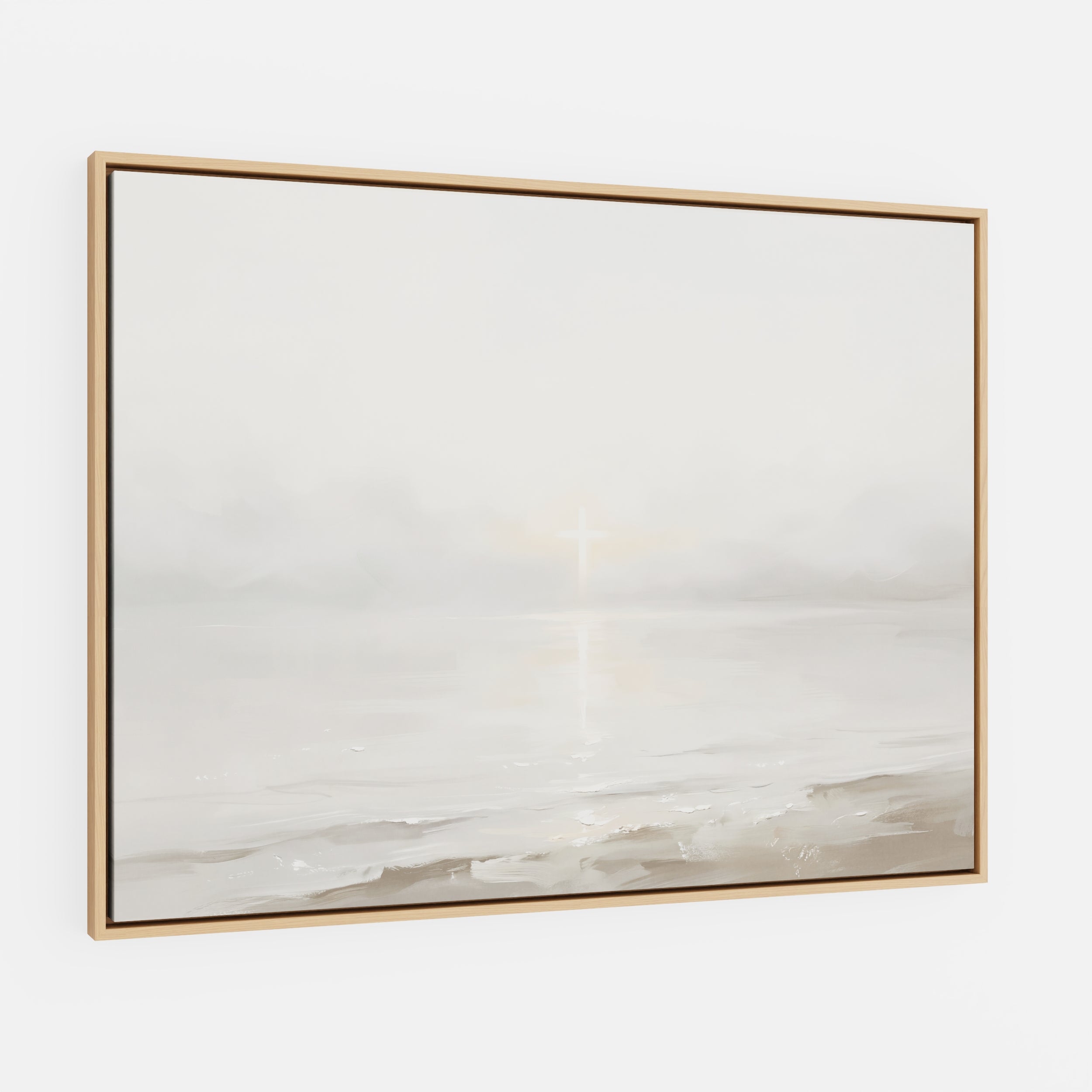 His Light on Still Waters - Canvas