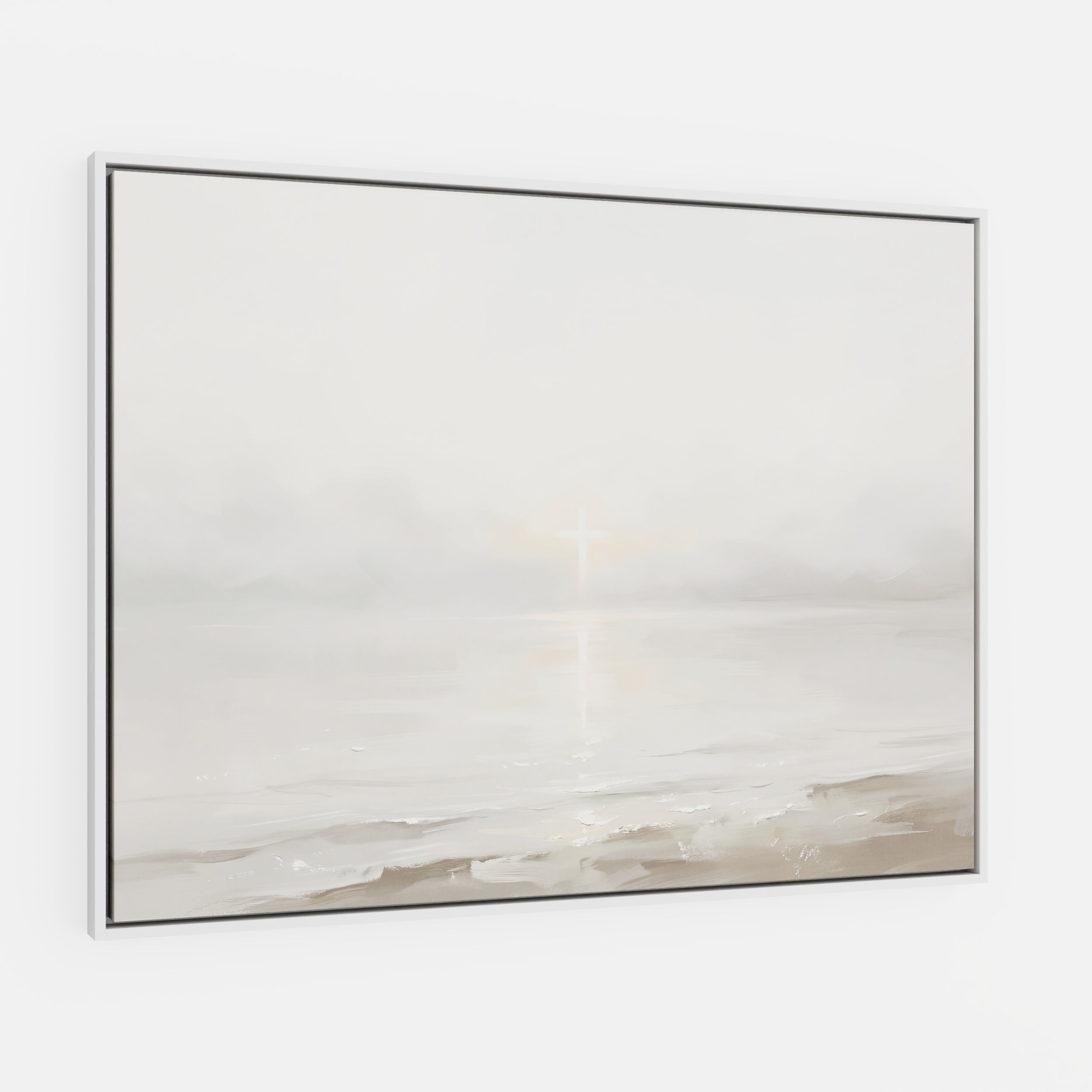 His Light on Still Waters - Canvas