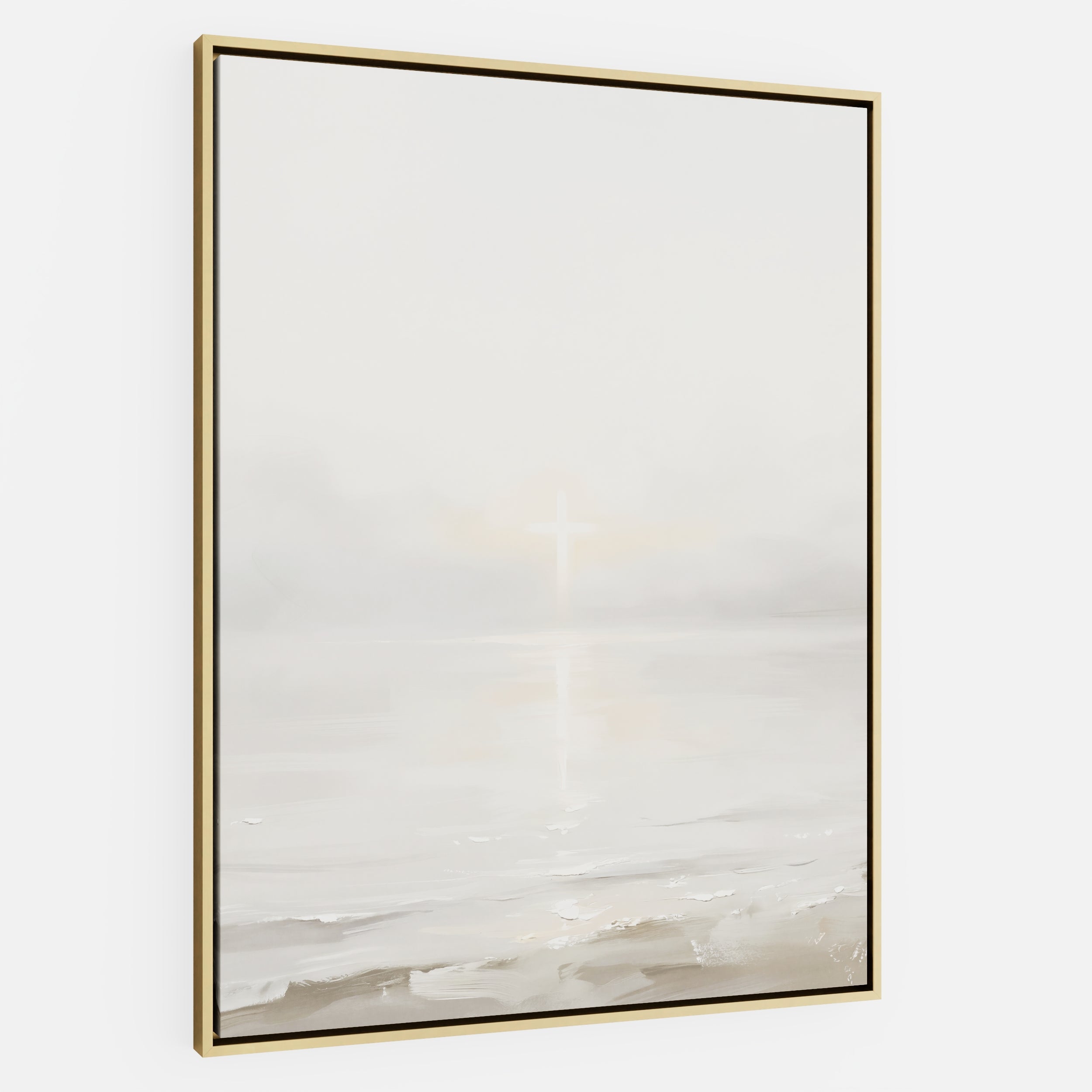 His Light on Still Waters - Canvas
