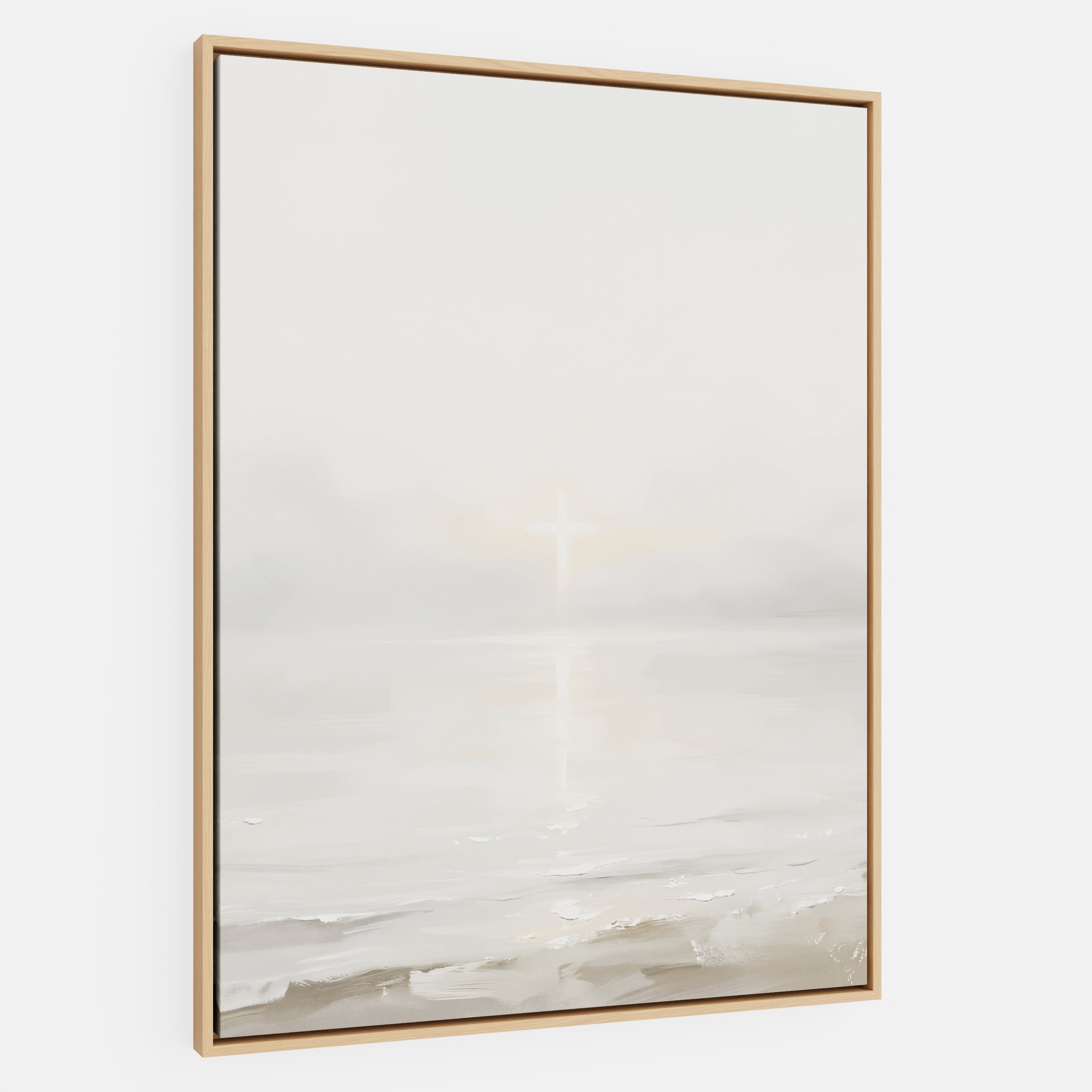 His Light on Still Waters - Canvas