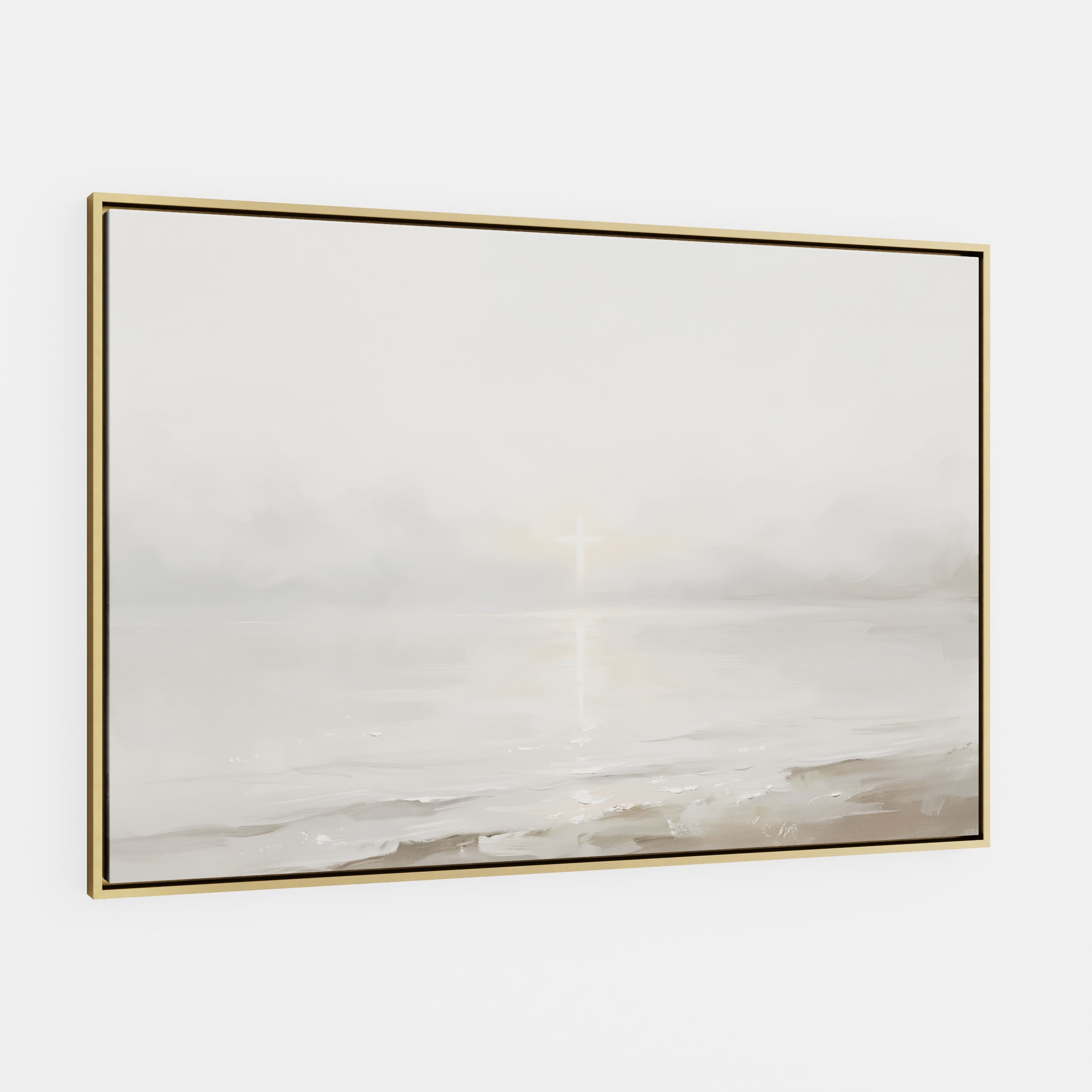 His Light on Still Waters - Canvas
