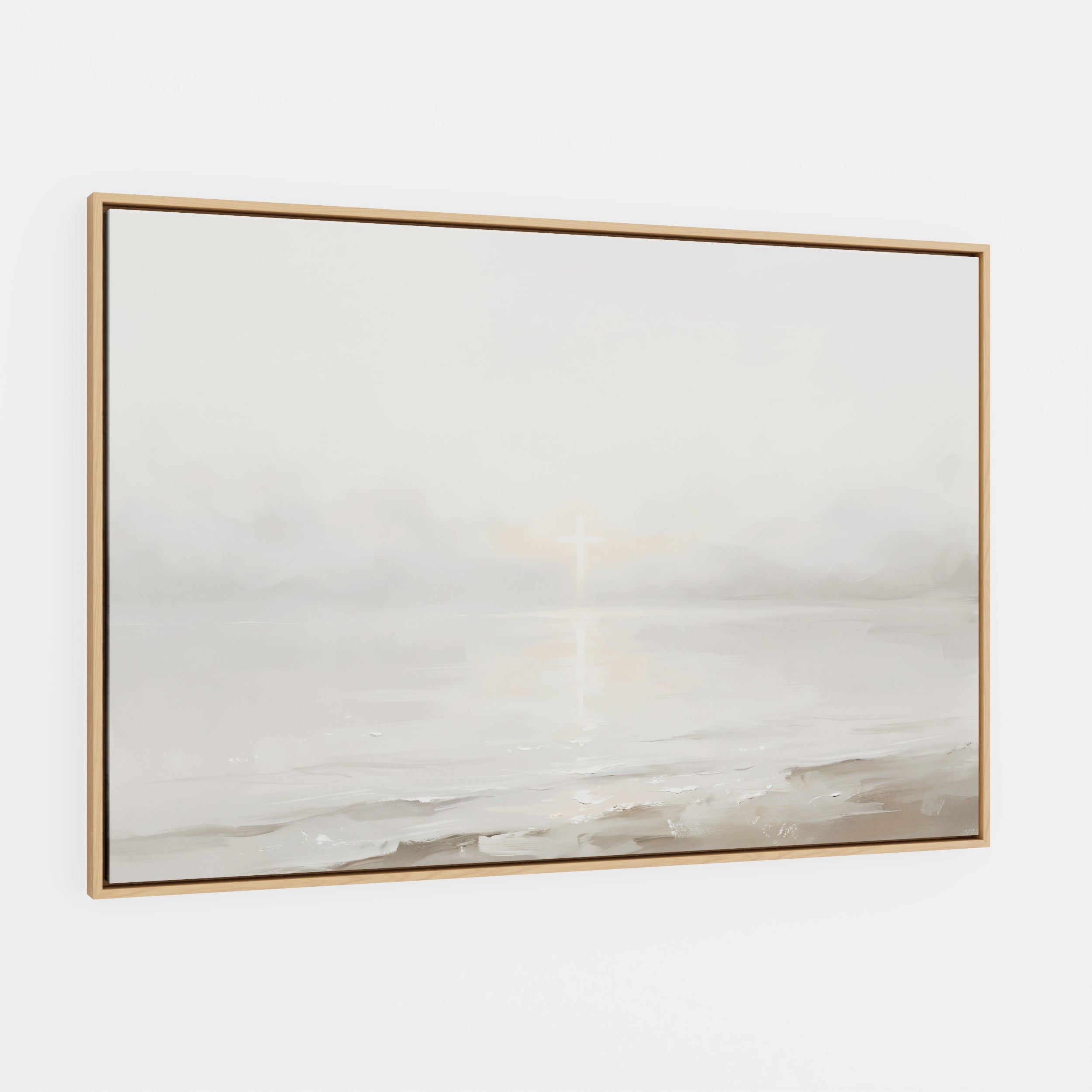 His Light on Still Waters - Canvas