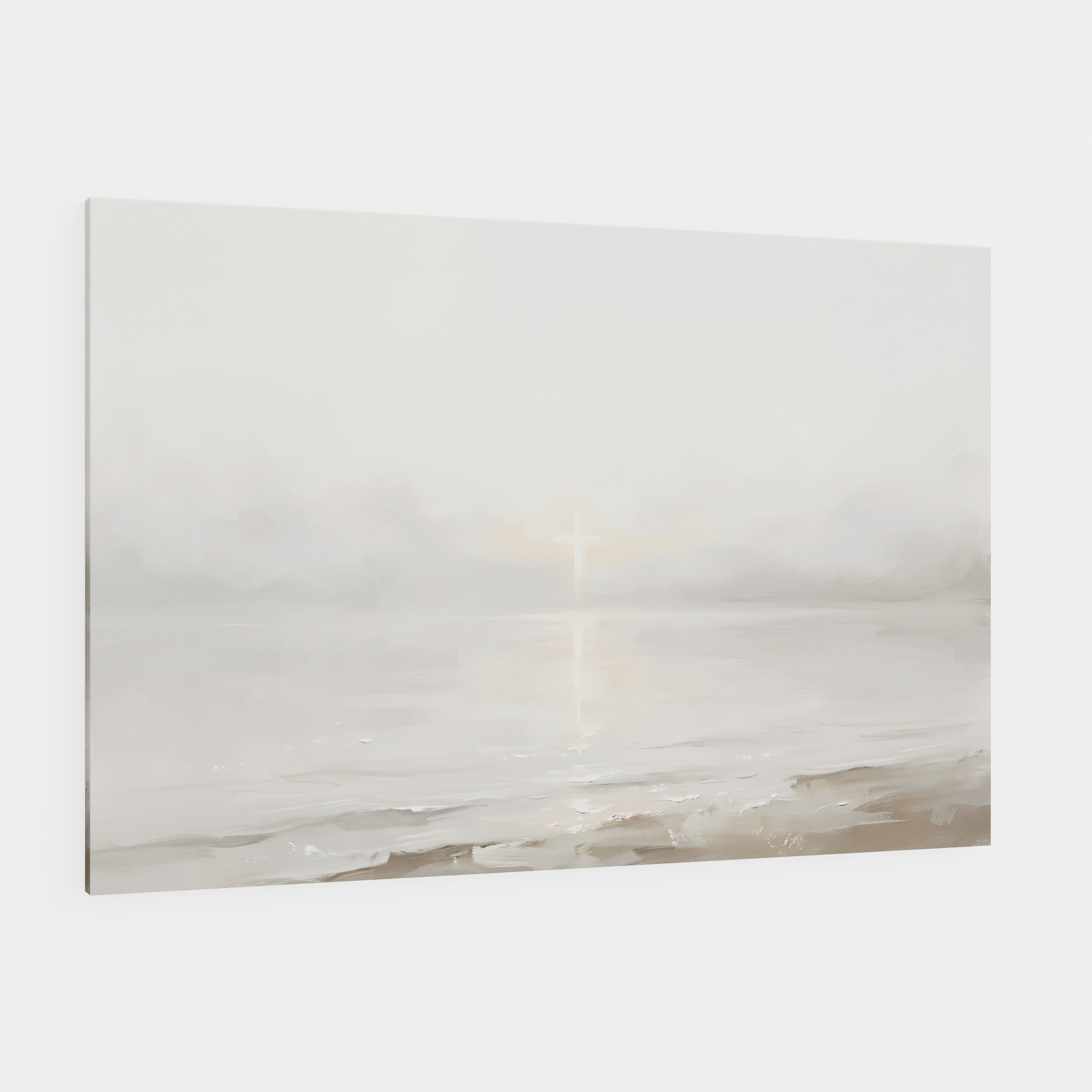His Light on Still Waters - Canvas