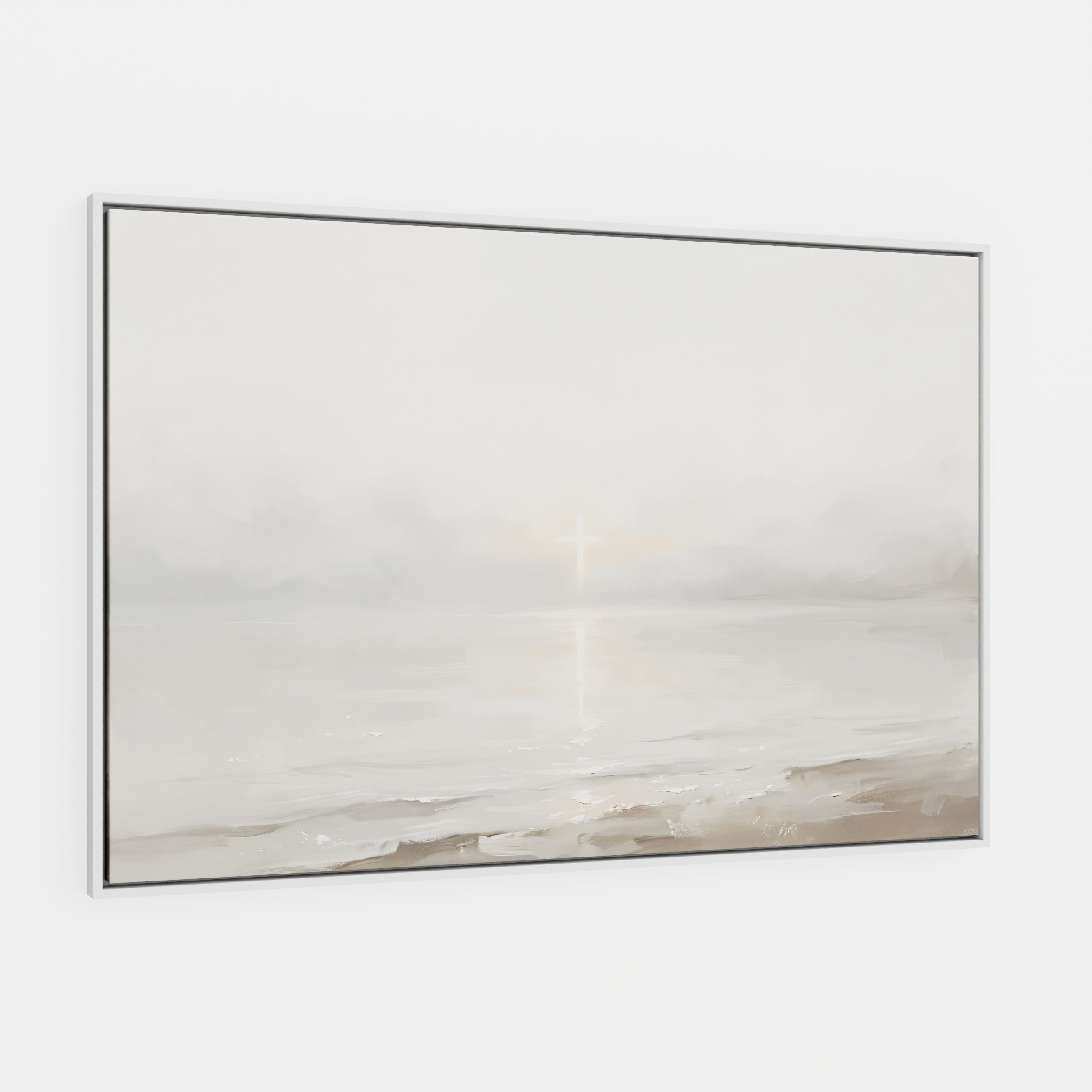 His Light on Still Waters - Canvas