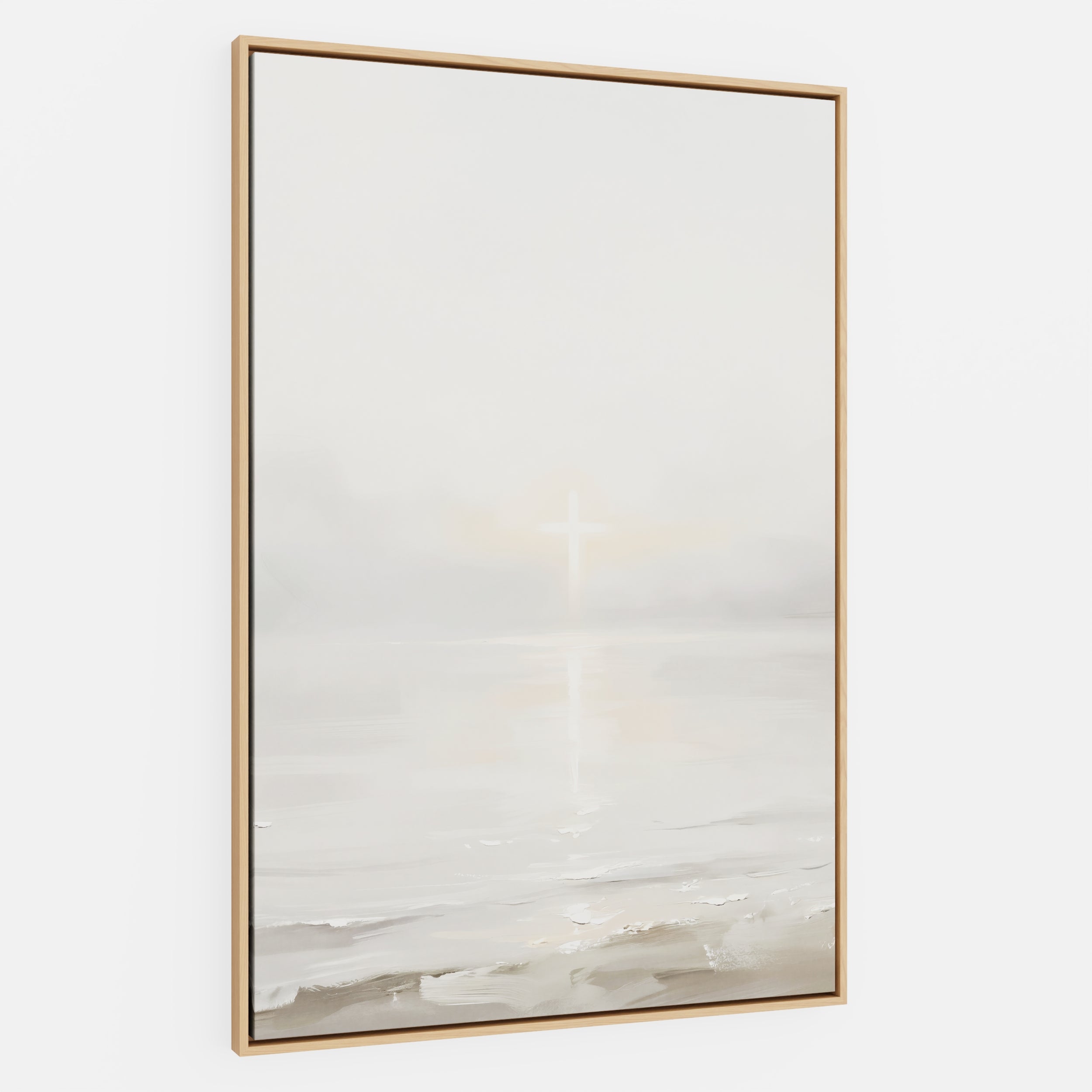 His Light on Still Waters - Canvas