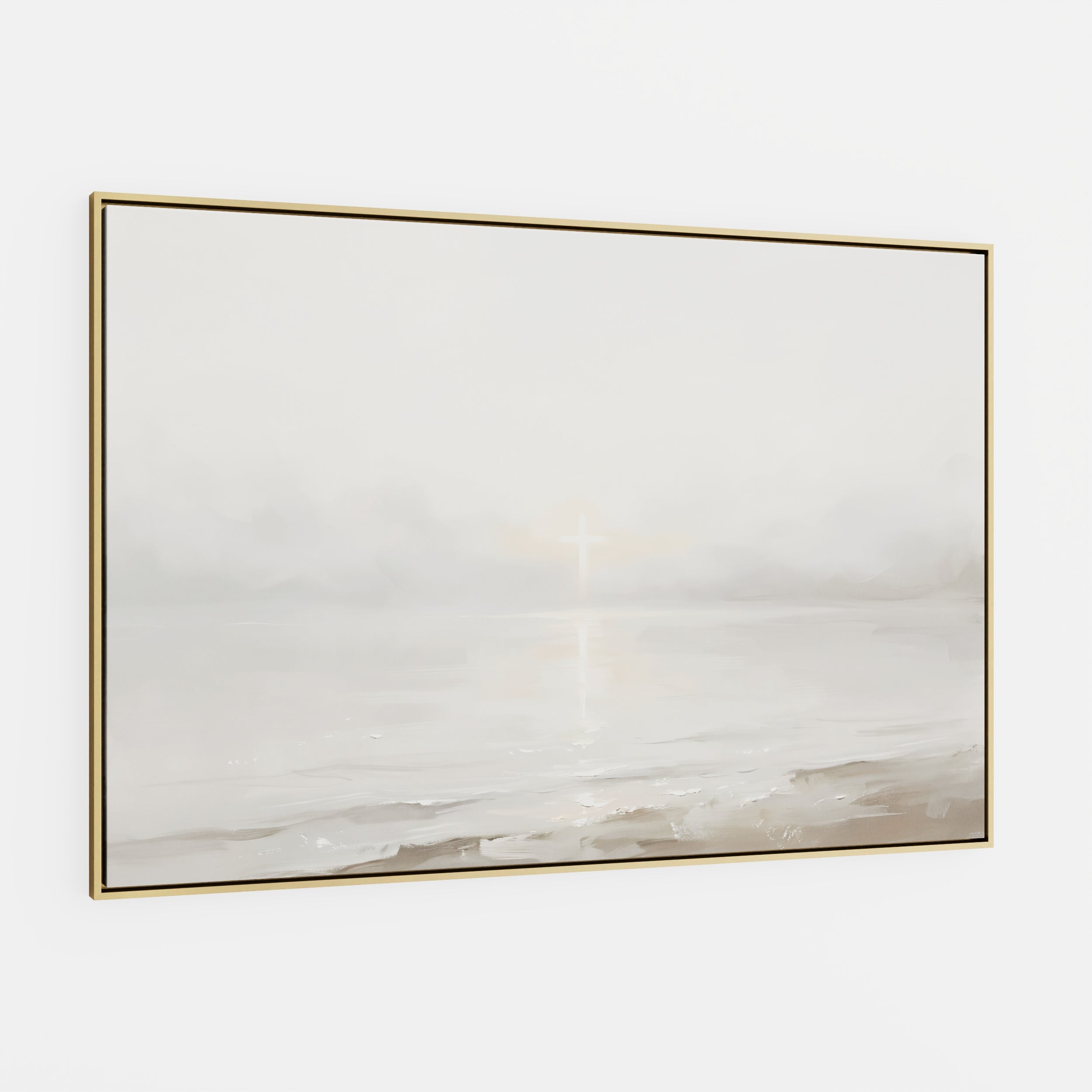 His Light on Still Waters - Canvas