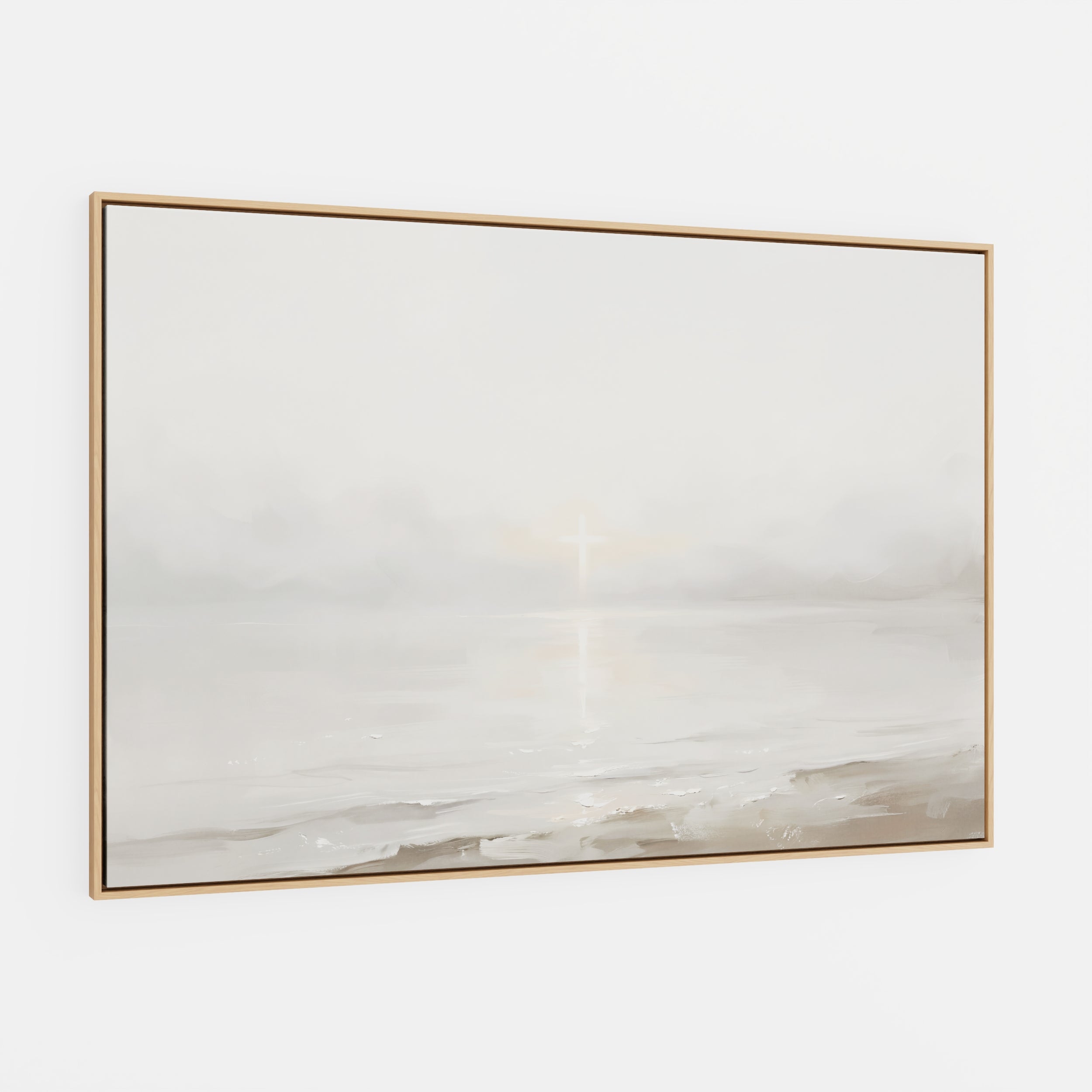 His Light on Still Waters - Canvas