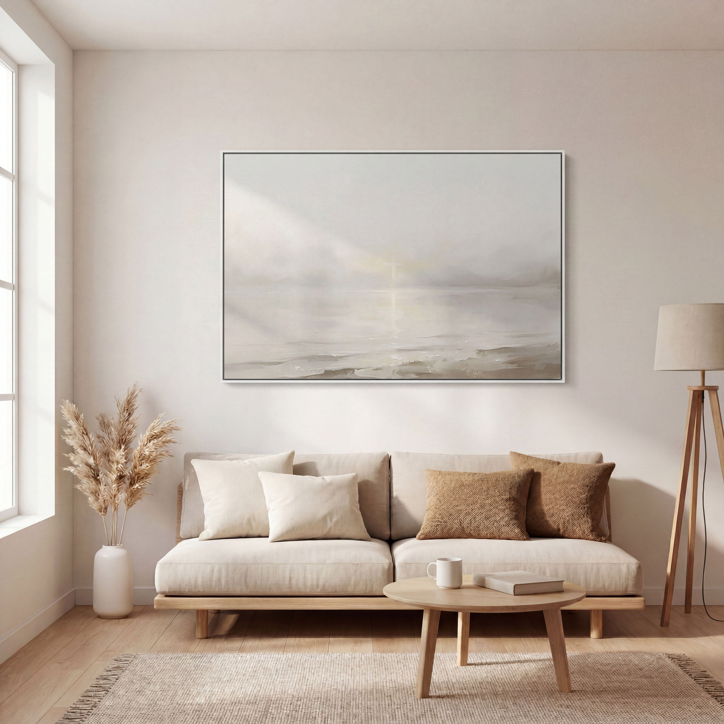 His Light on Still Waters - Canvas