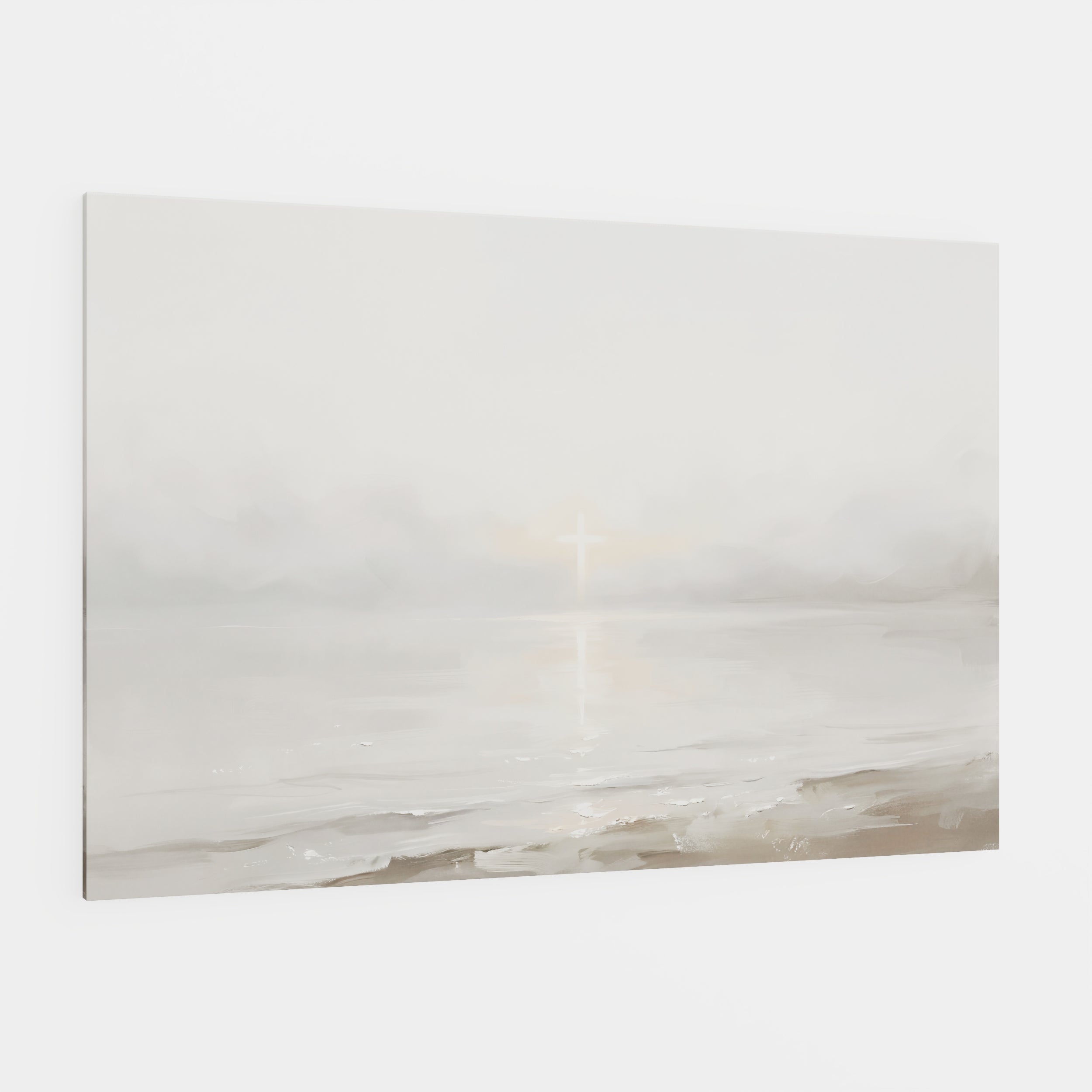 His Light on Still Waters - Canvas