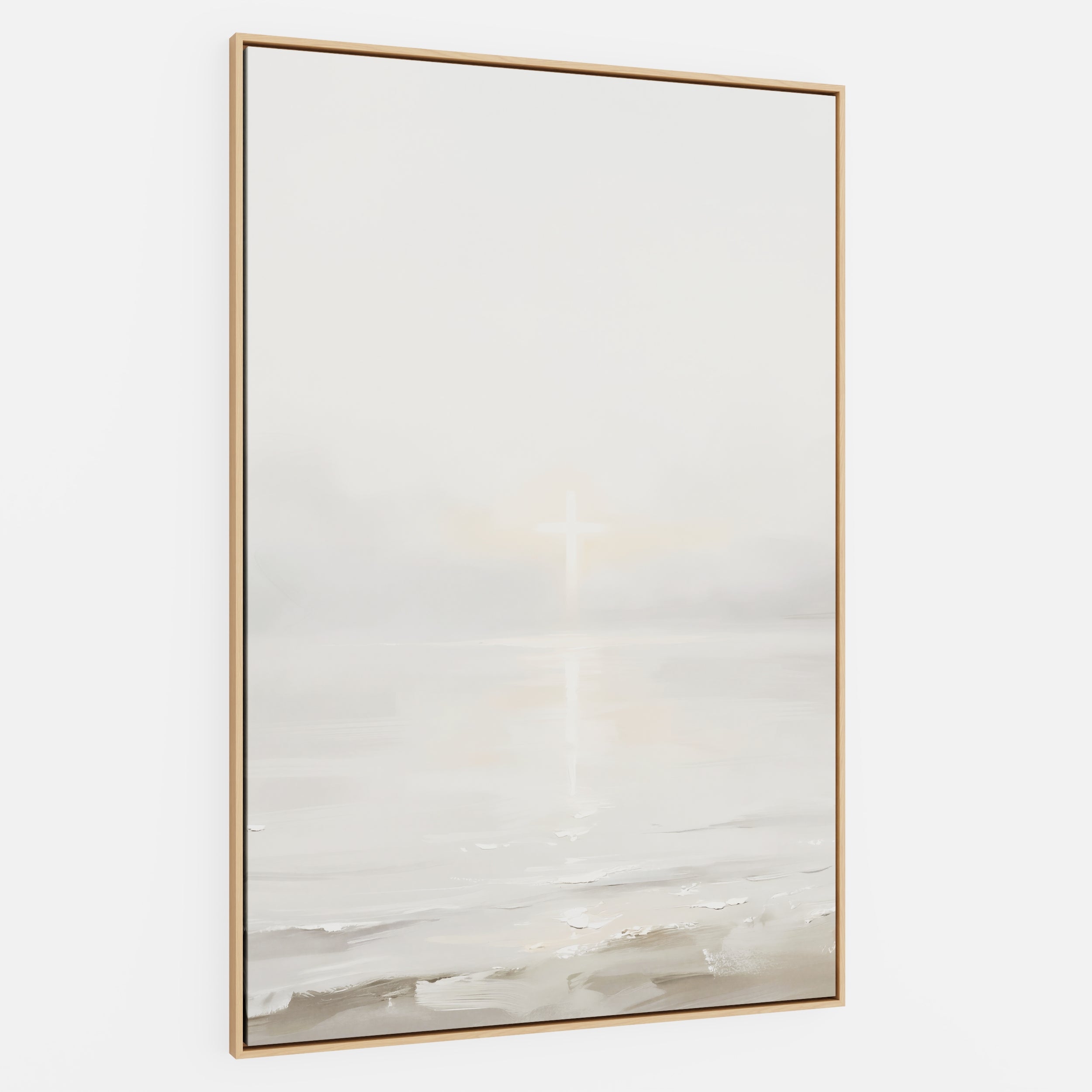 His Light on Still Waters - Canvas
