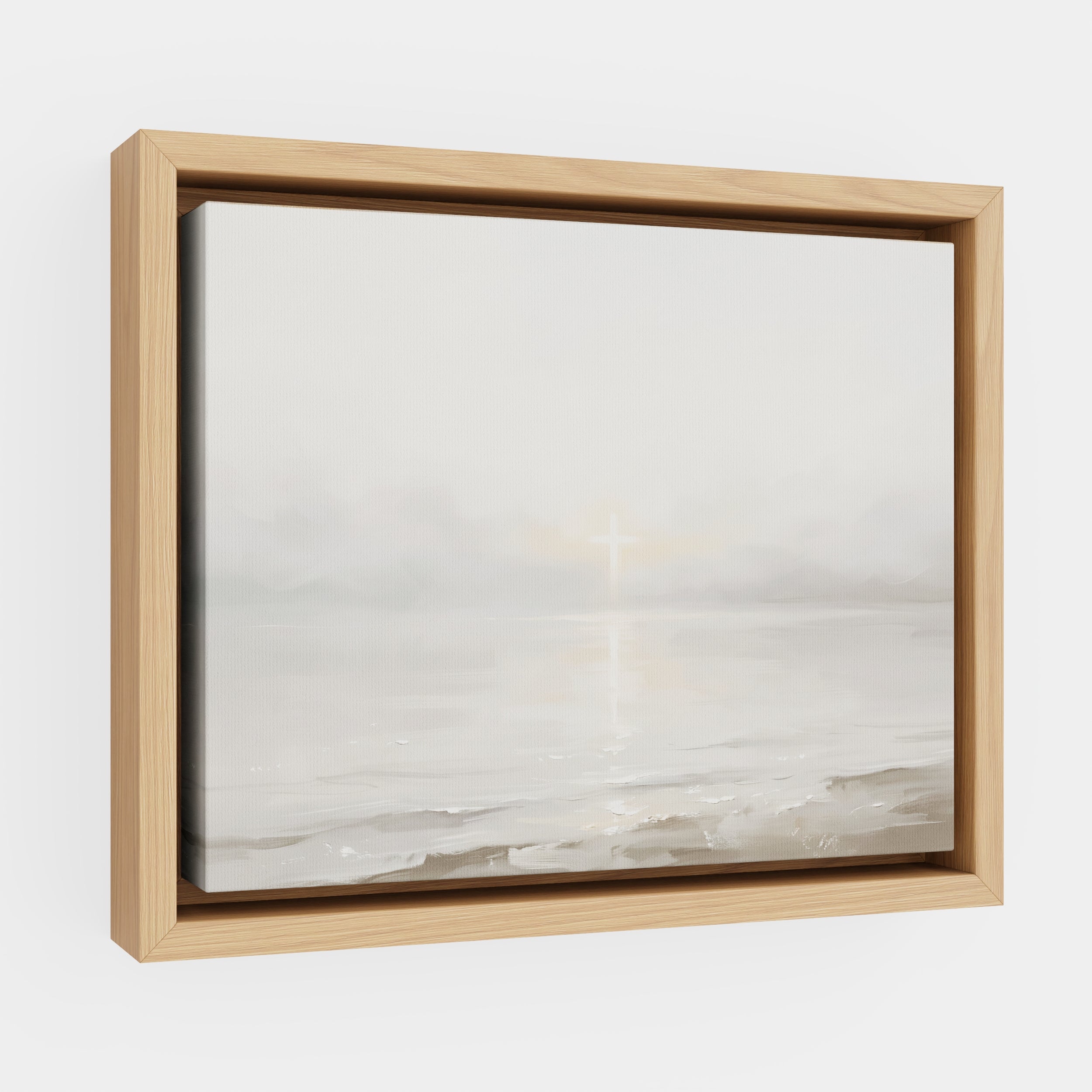 His Light on Still Waters - Canvas