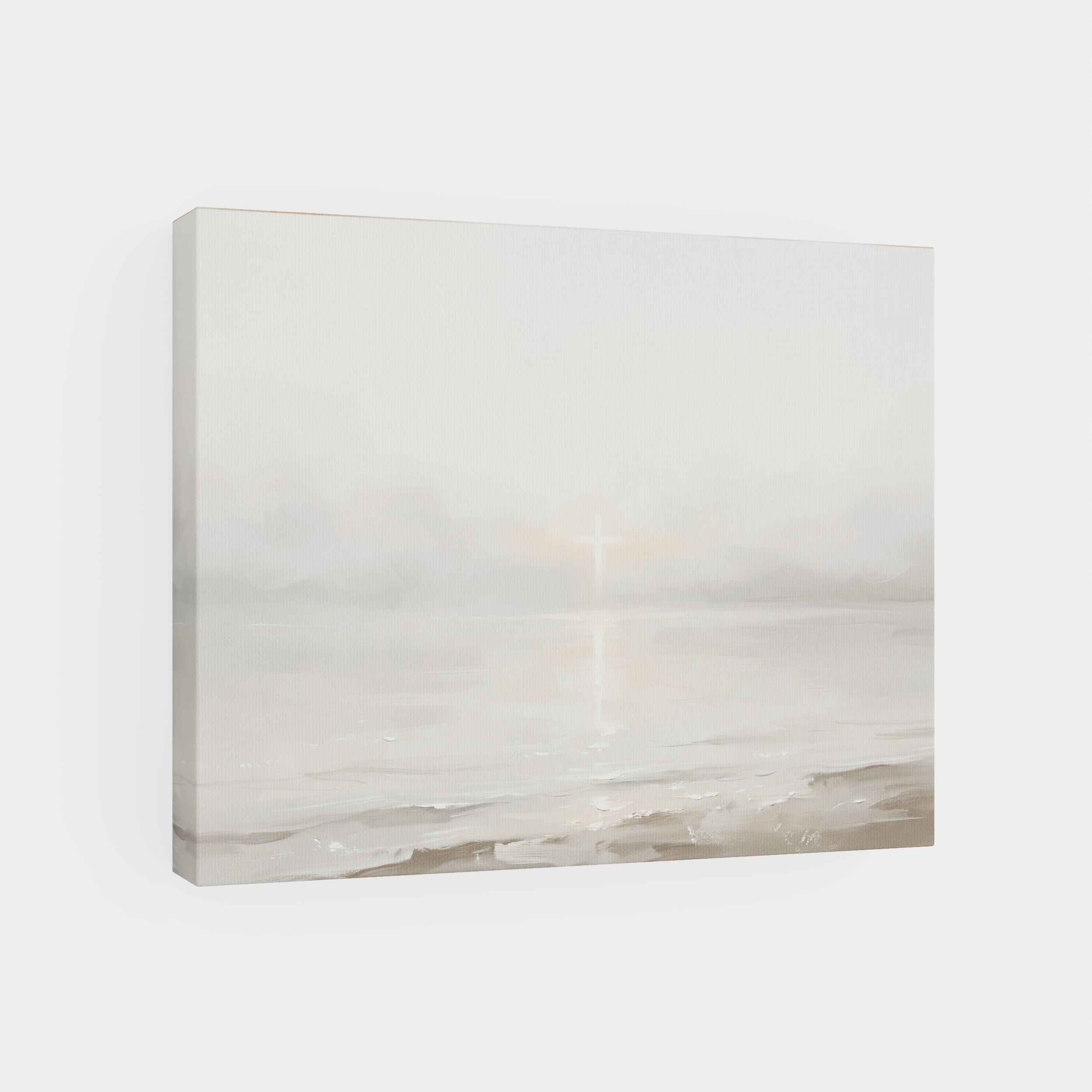 His Light on Still Waters - Canvas