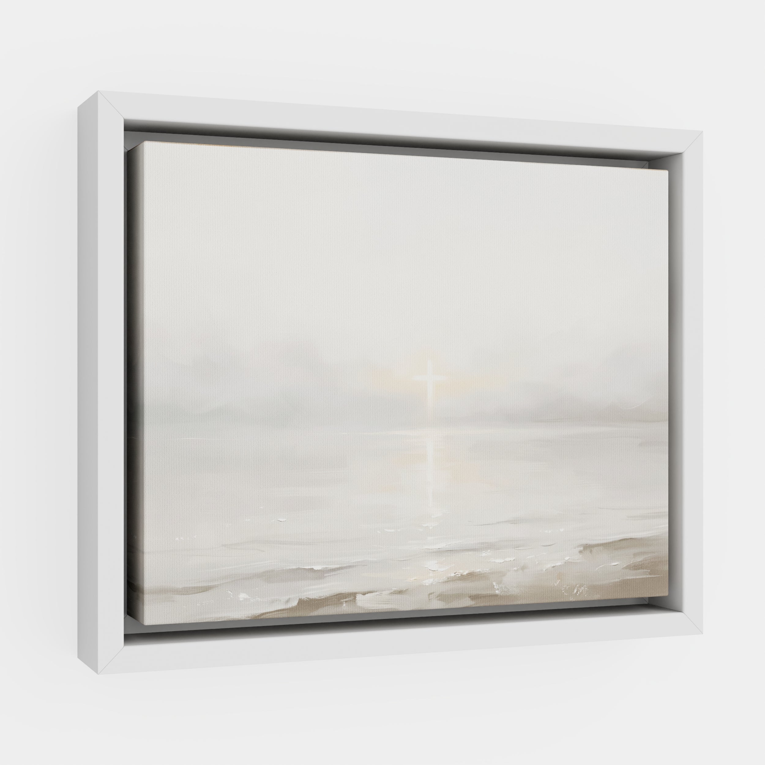 His Light on Still Waters - Canvas