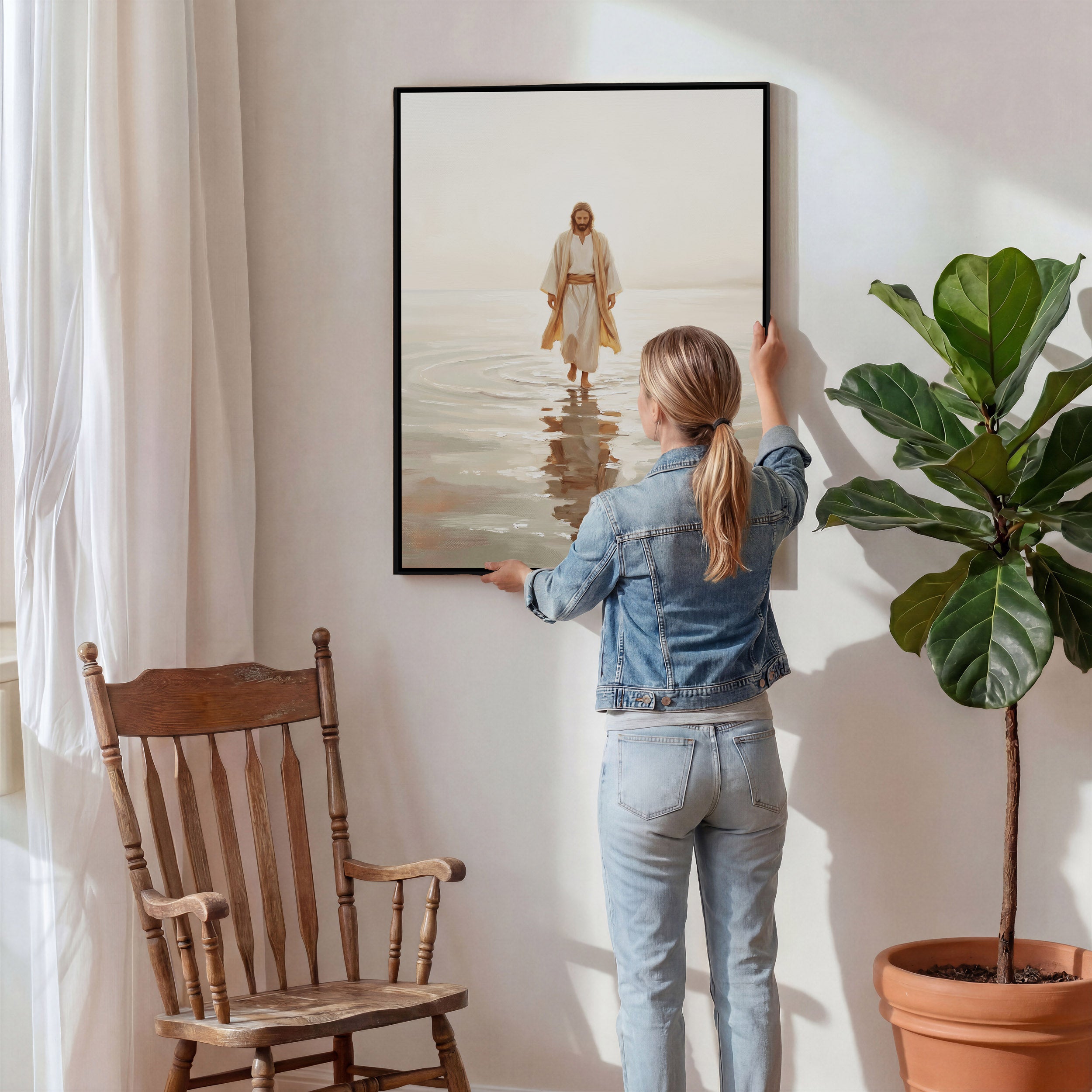 Jesus Walking on Water - Canvas