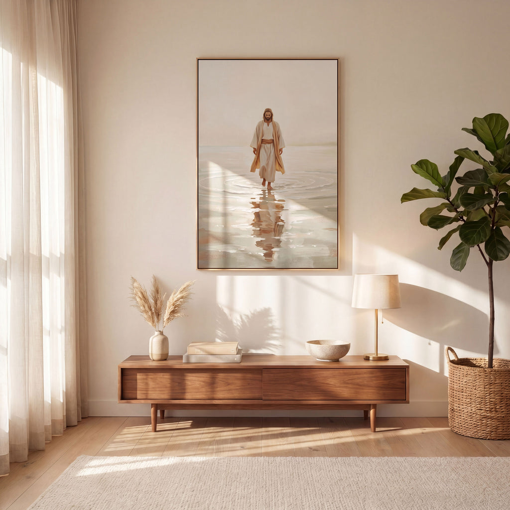 Jesus Walking on Water - Canvas