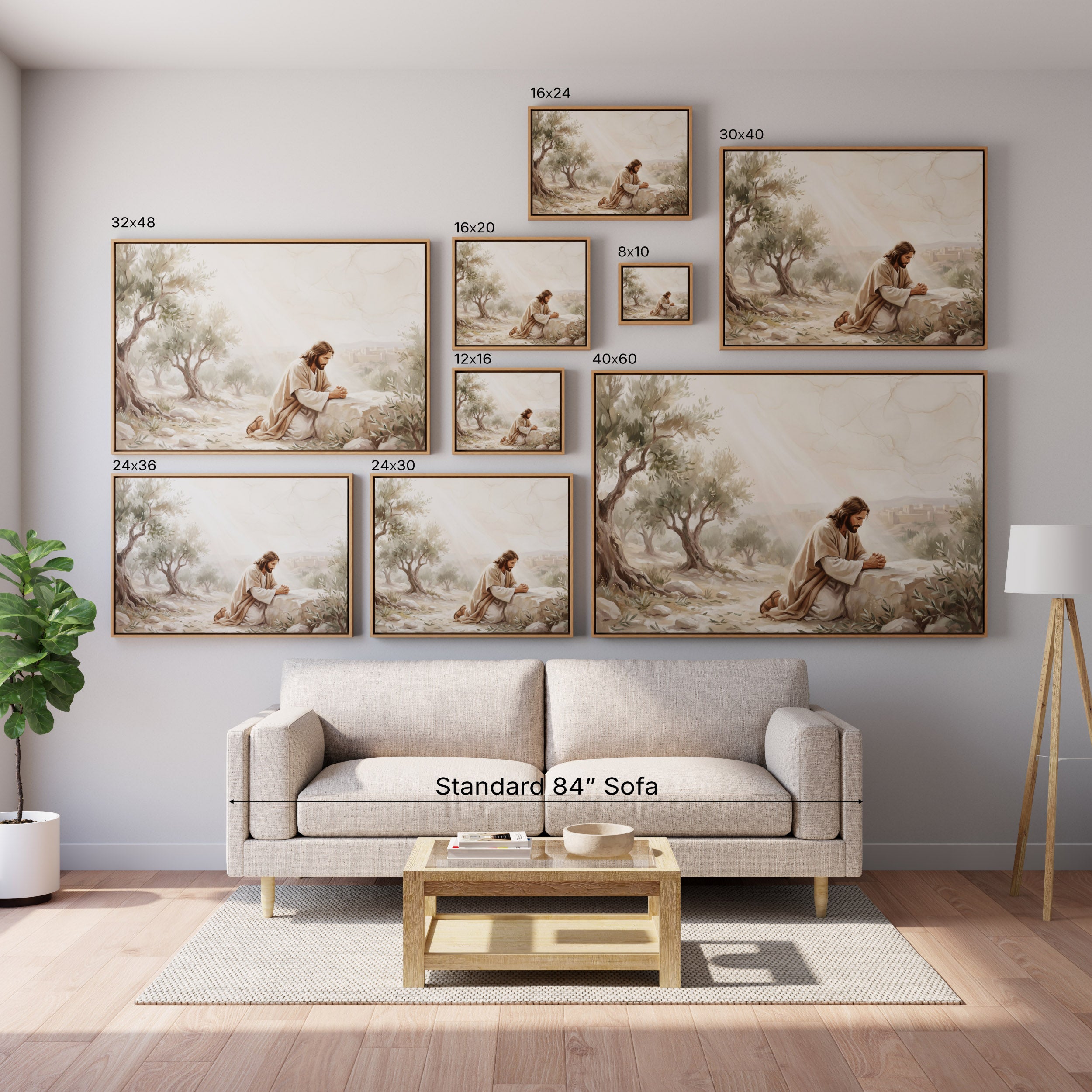Not My Will, But Yours - Canvas