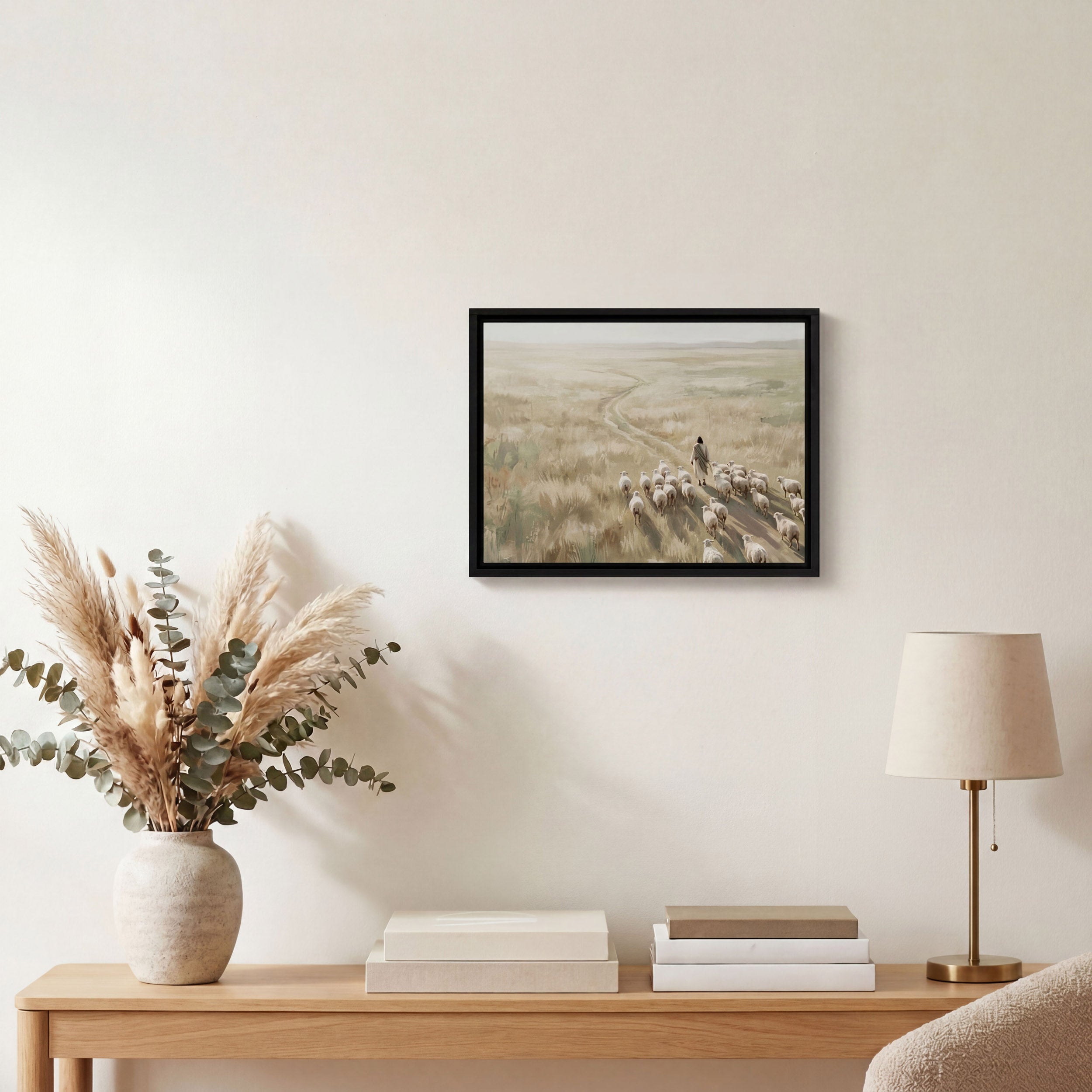 He Leads Them Home - Canvas