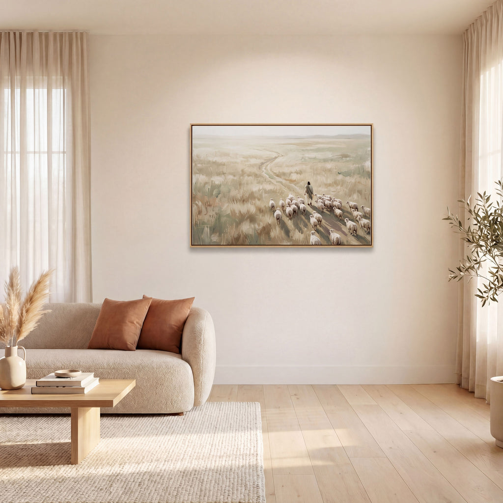 He Leads Them Home - Canvas