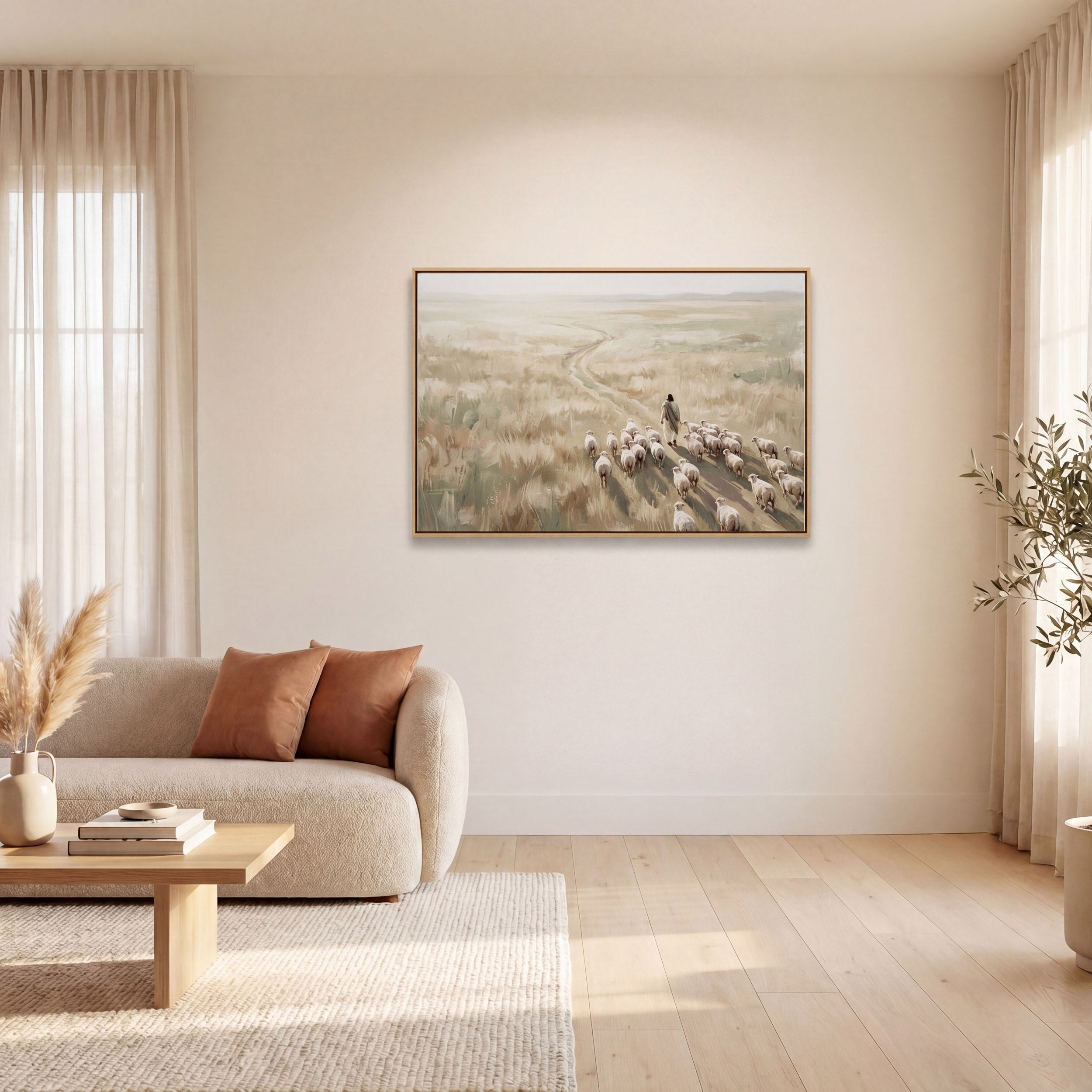 He Leads Them Home - Canvas