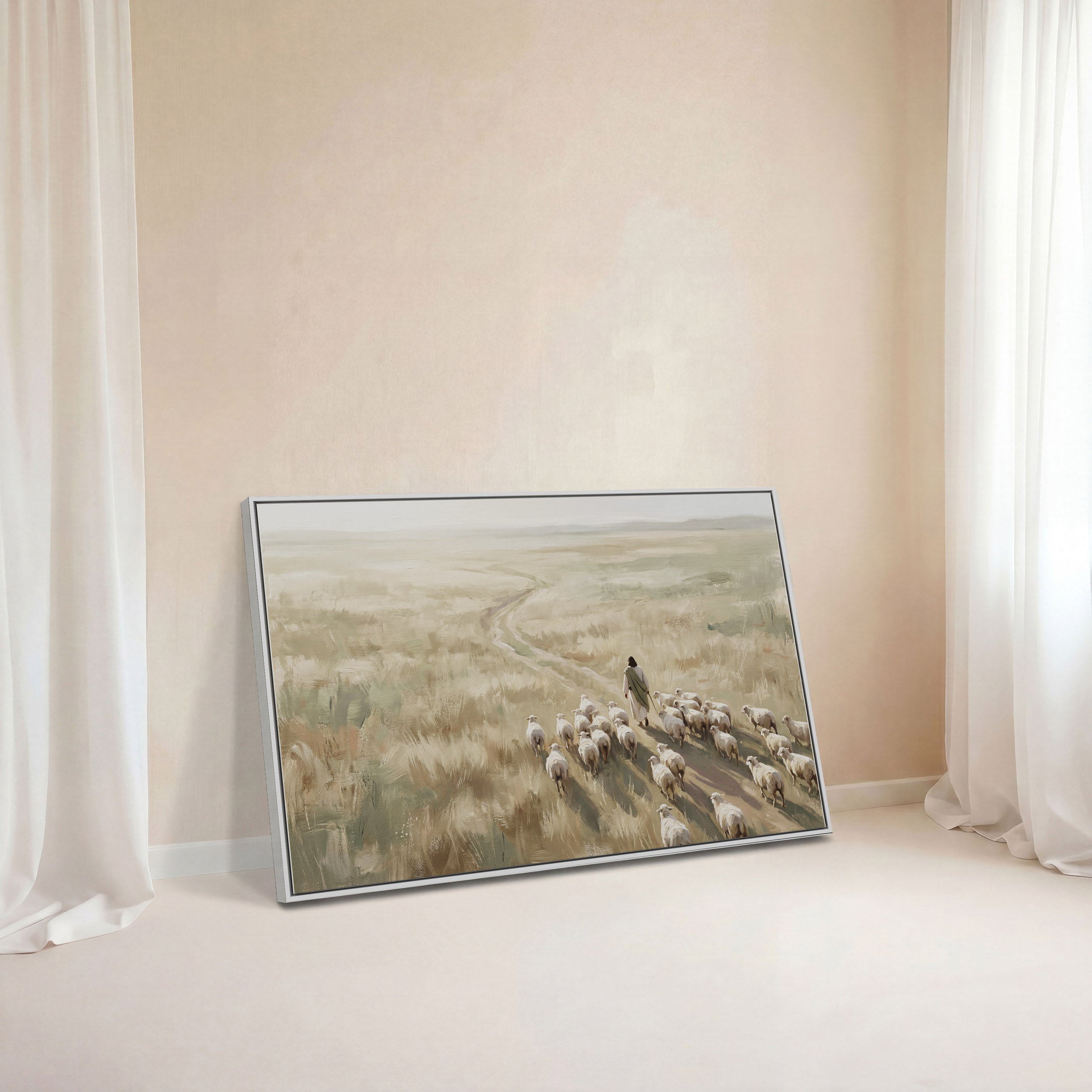 He Leads Them Home - Canvas