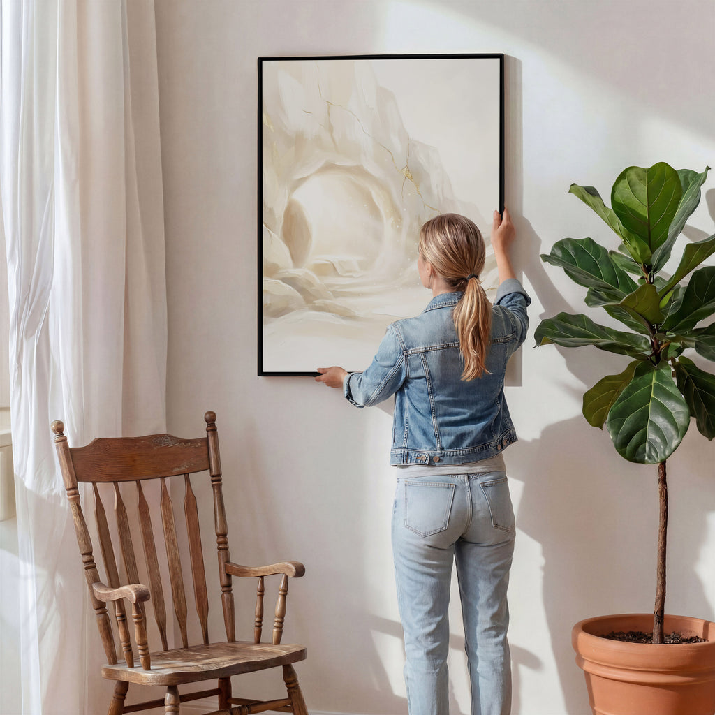 He Is Not Here - Canvas