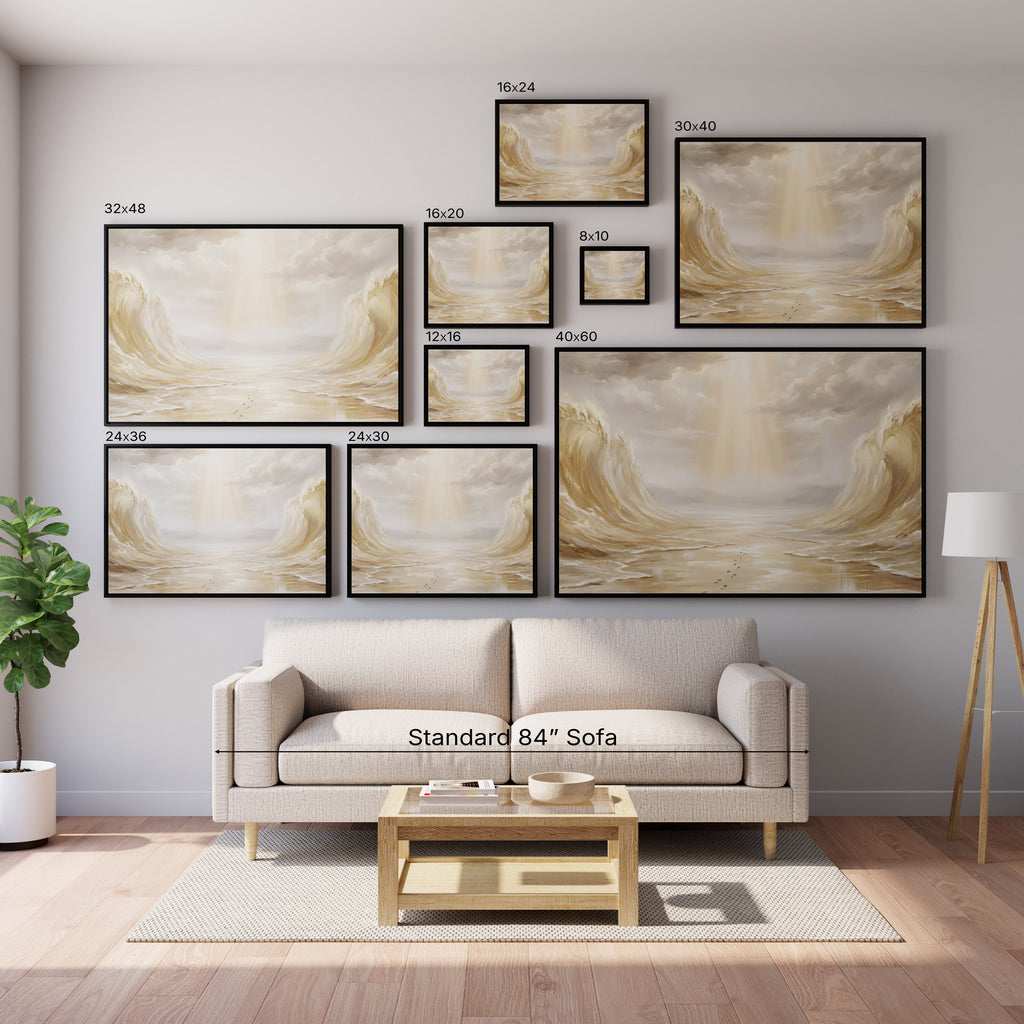He Parts the Waters - Canvas