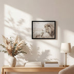 The Lion and the Lamb - Canvas