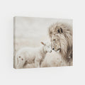 The Lion and the Lamb - Canvas