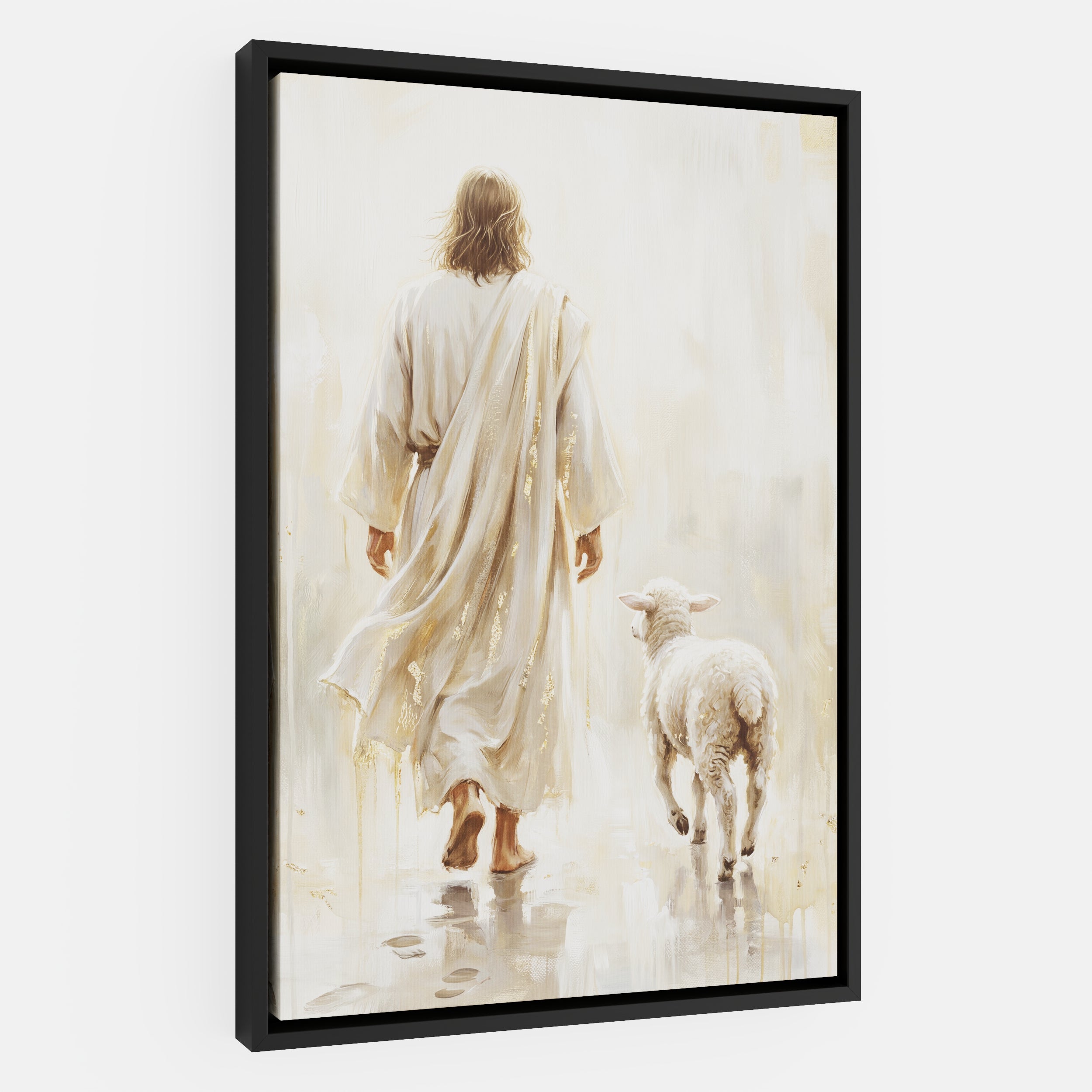 He Leads Me - Canvas