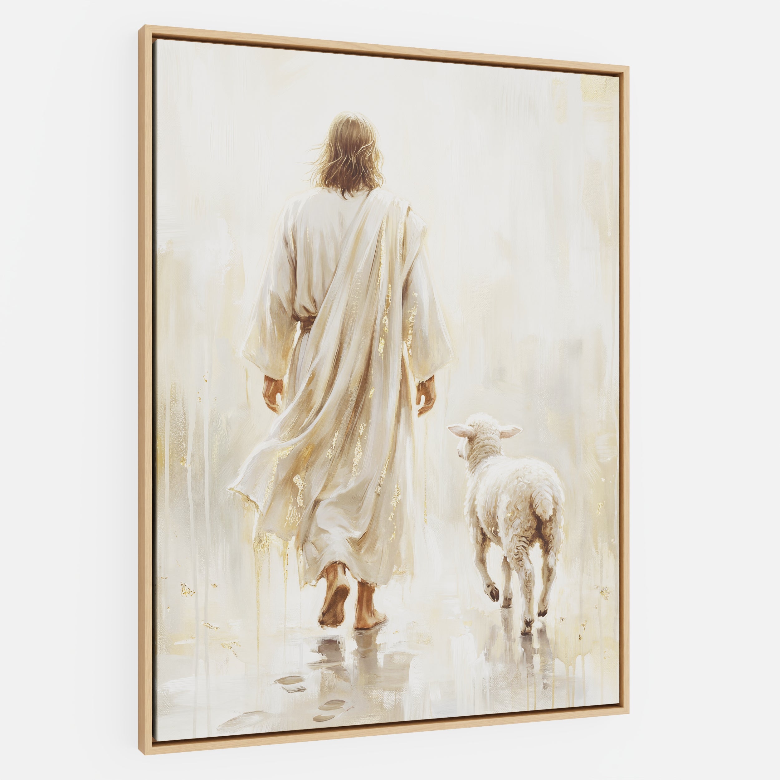 He Leads Me - Canvas