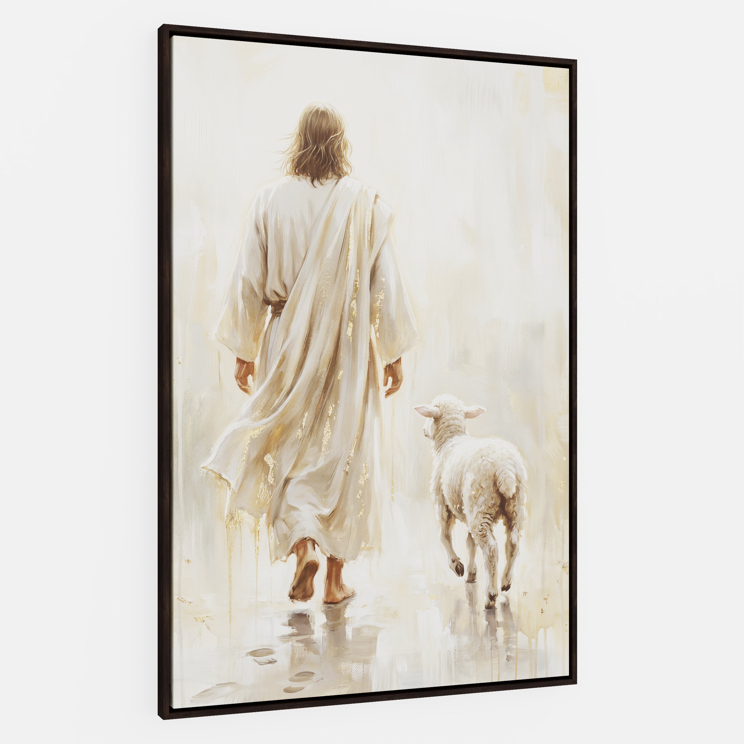 He Leads Me - Canvas
