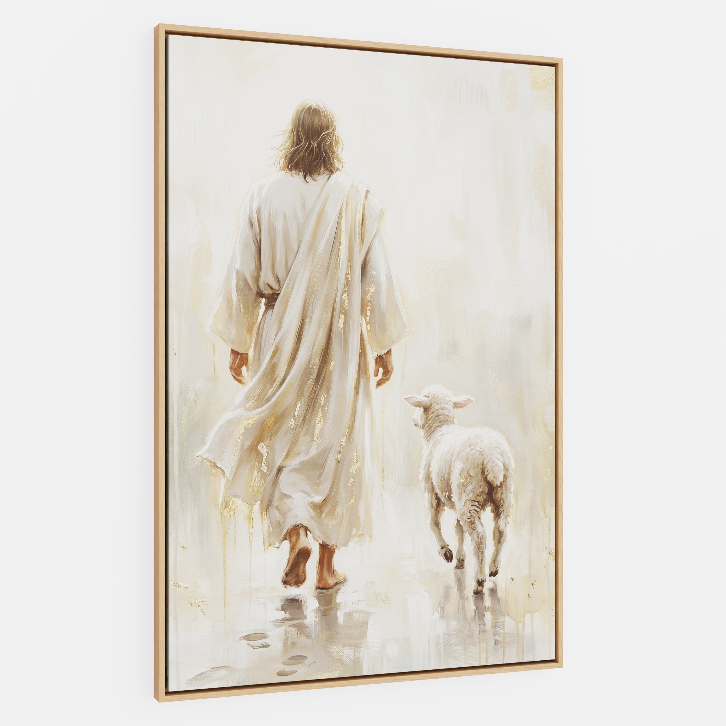 He Leads Me - Canvas