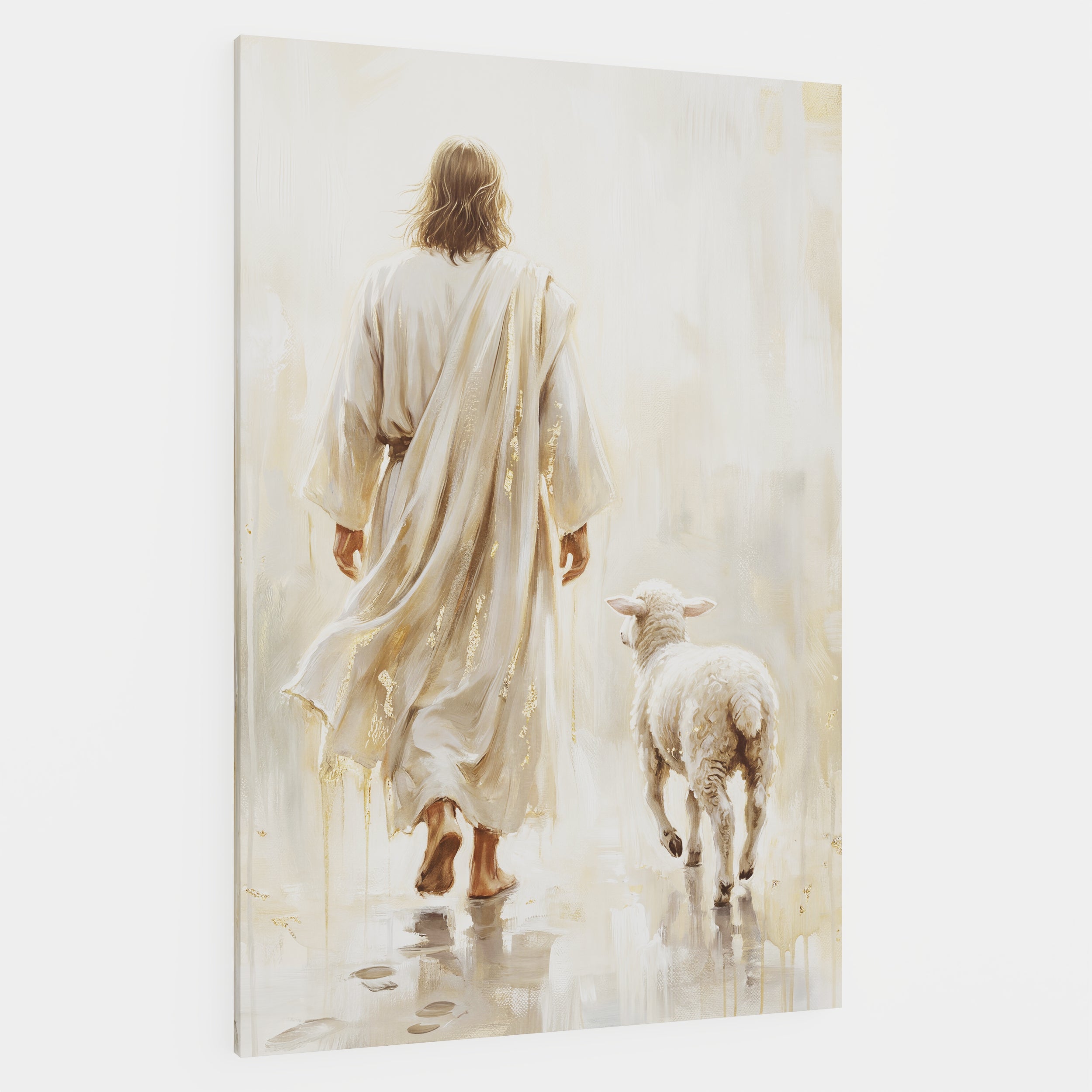 He Leads Me - Canvas