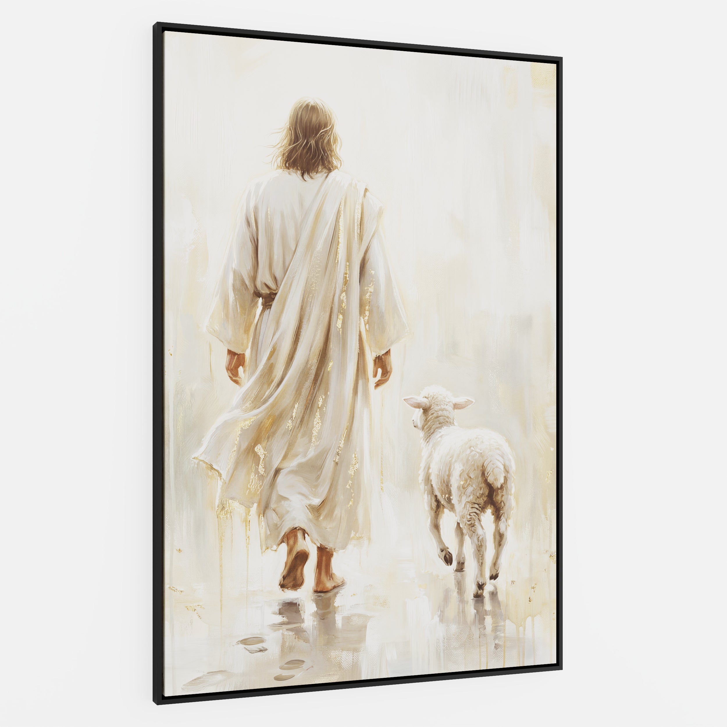 He Leads Me - Canvas