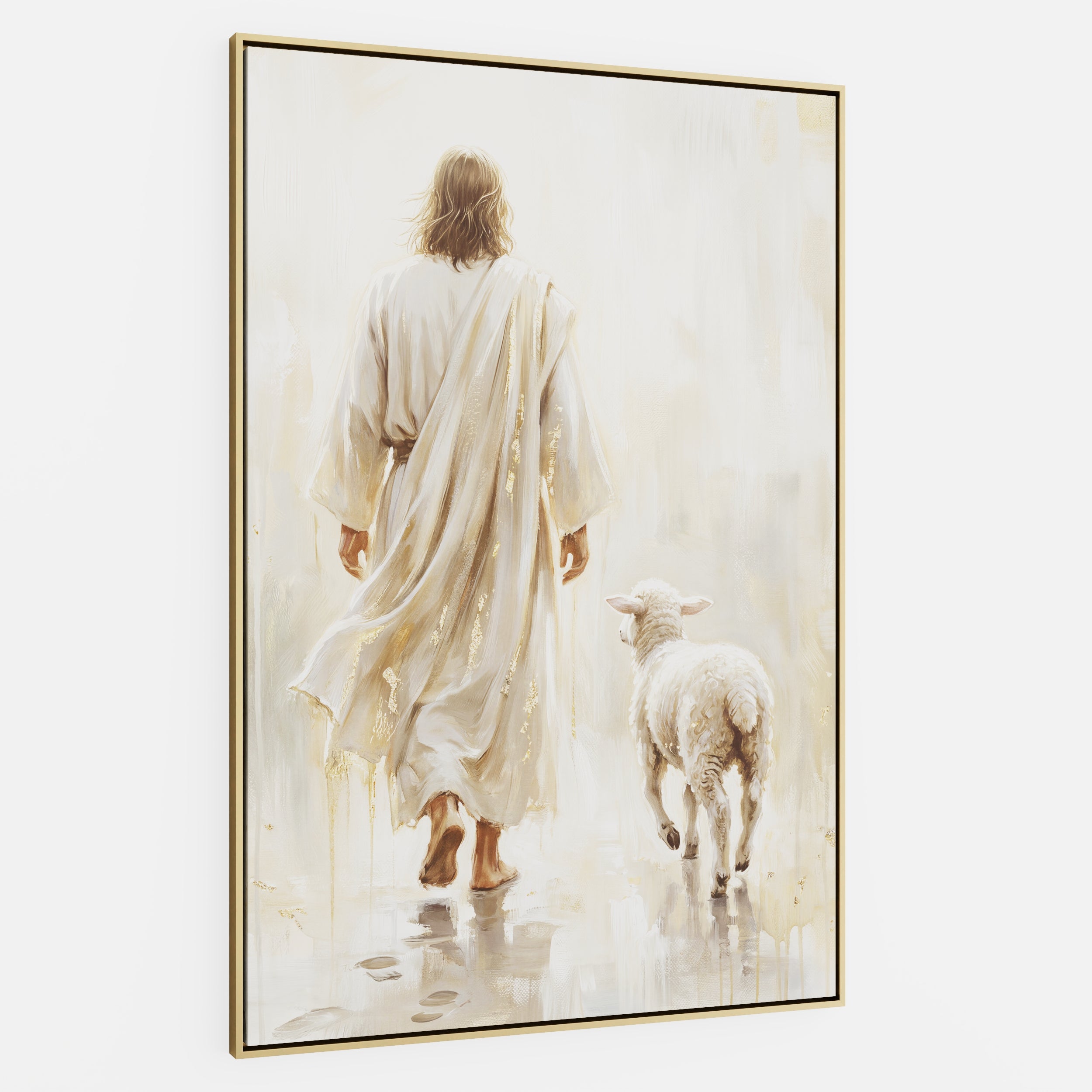 He Leads Me - Canvas