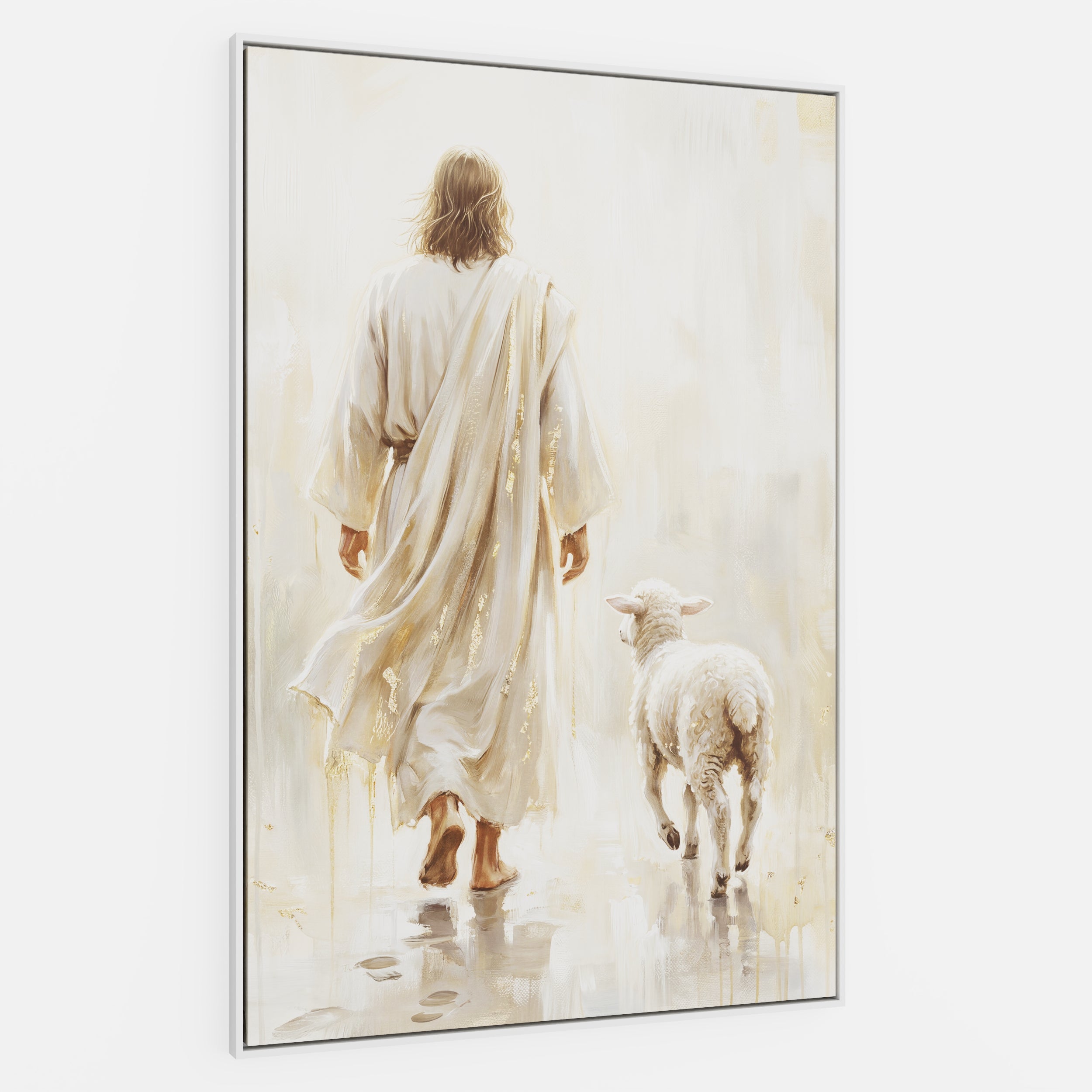He Leads Me - Canvas