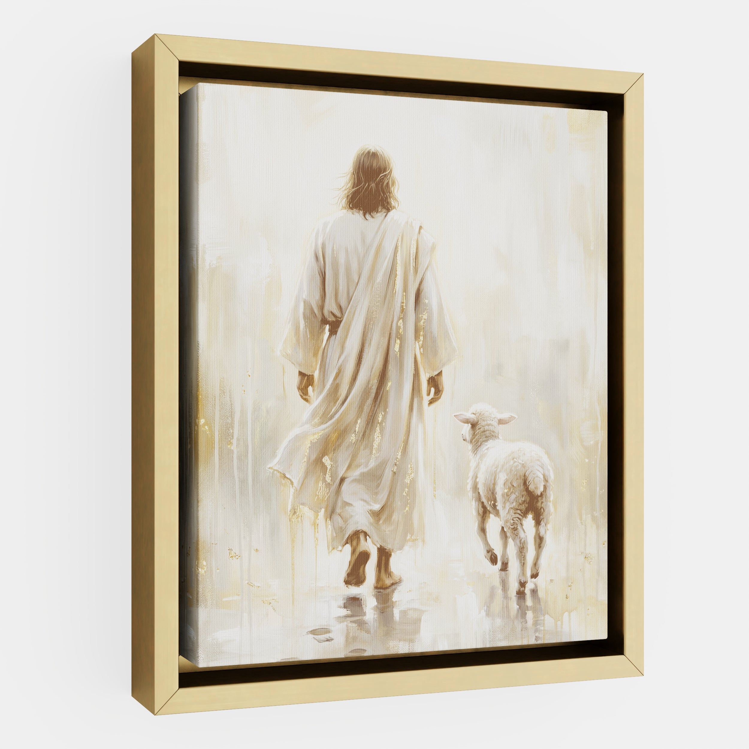 He Leads Me - Canvas