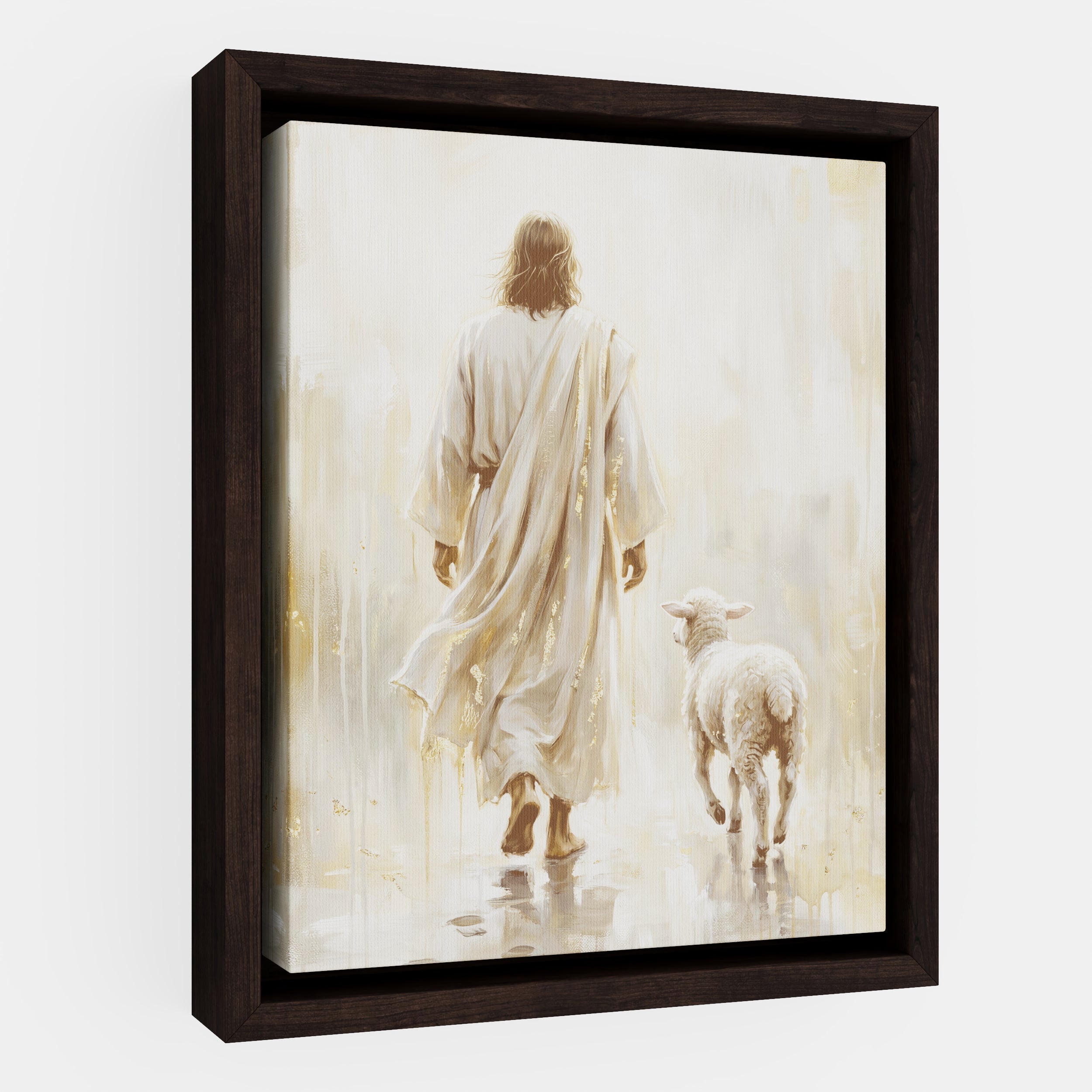 He Leads Me - Canvas