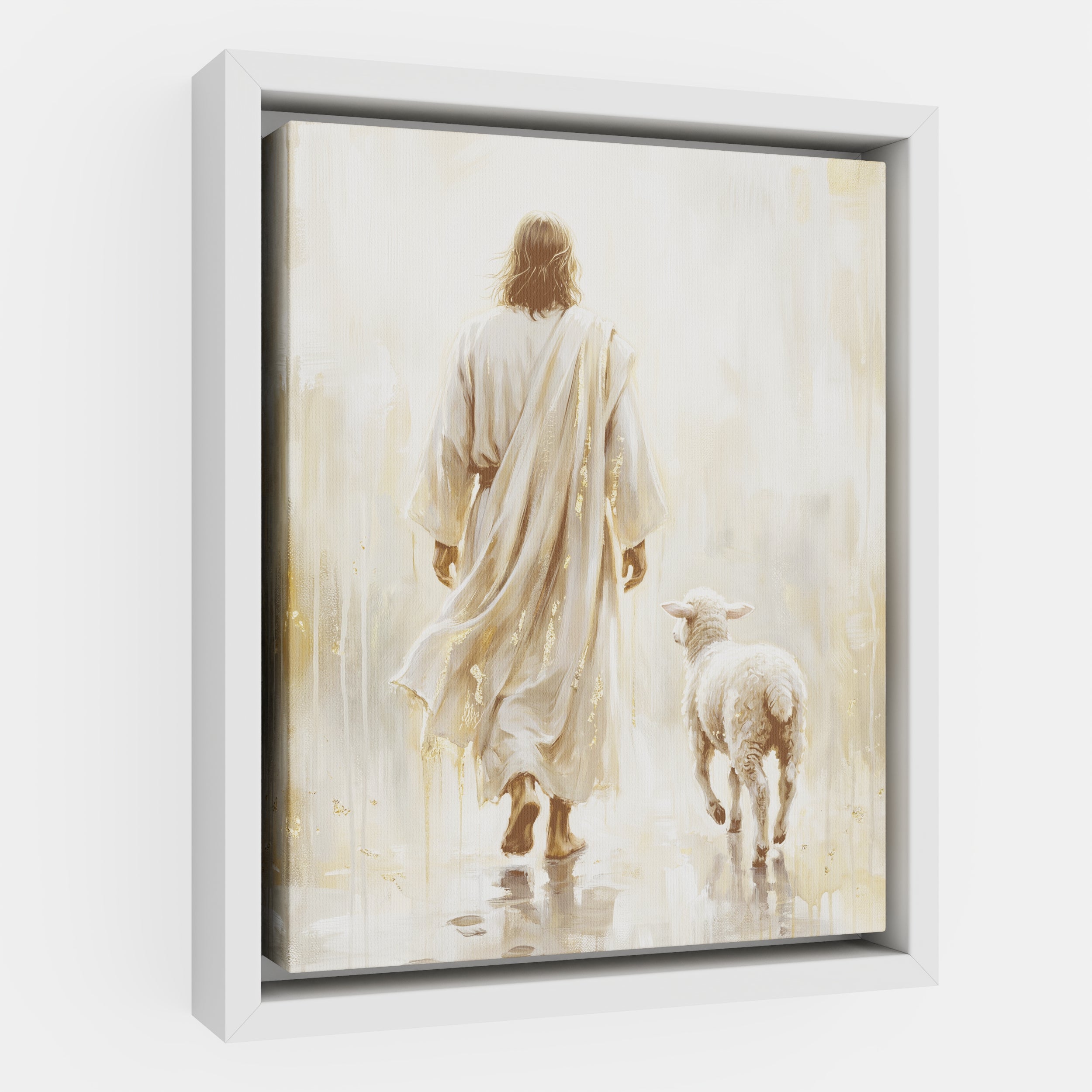 He Leads Me - Canvas
