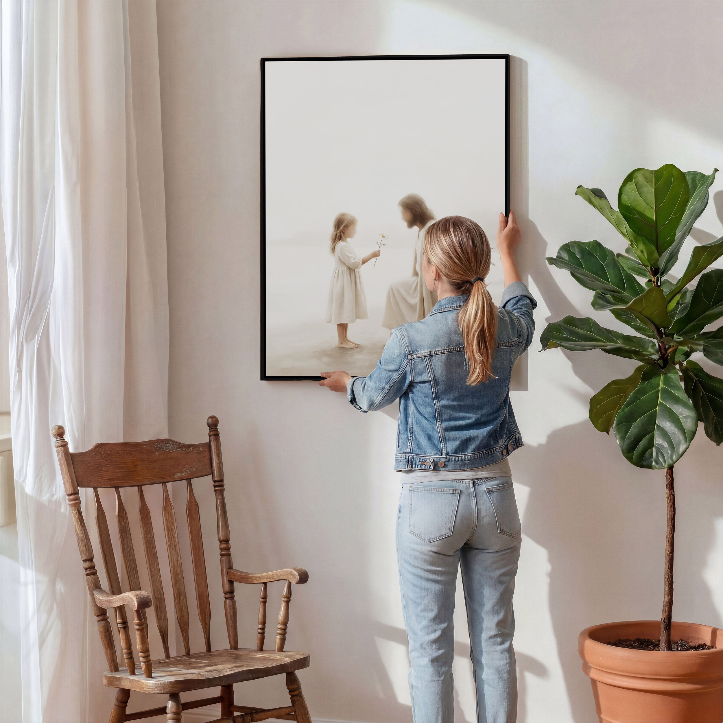 She Came to Him - Canvas