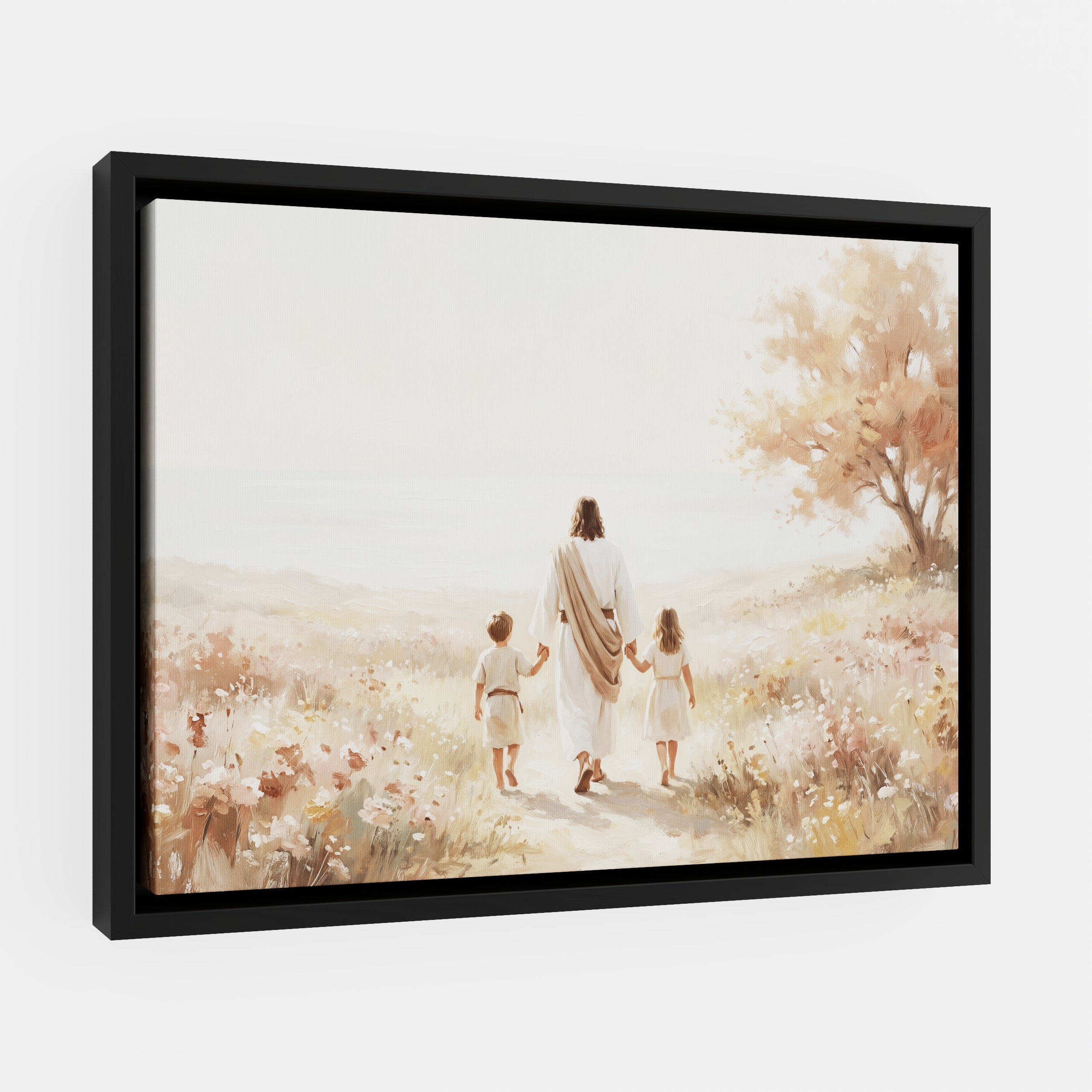 He Took Their Hands - Canvas
