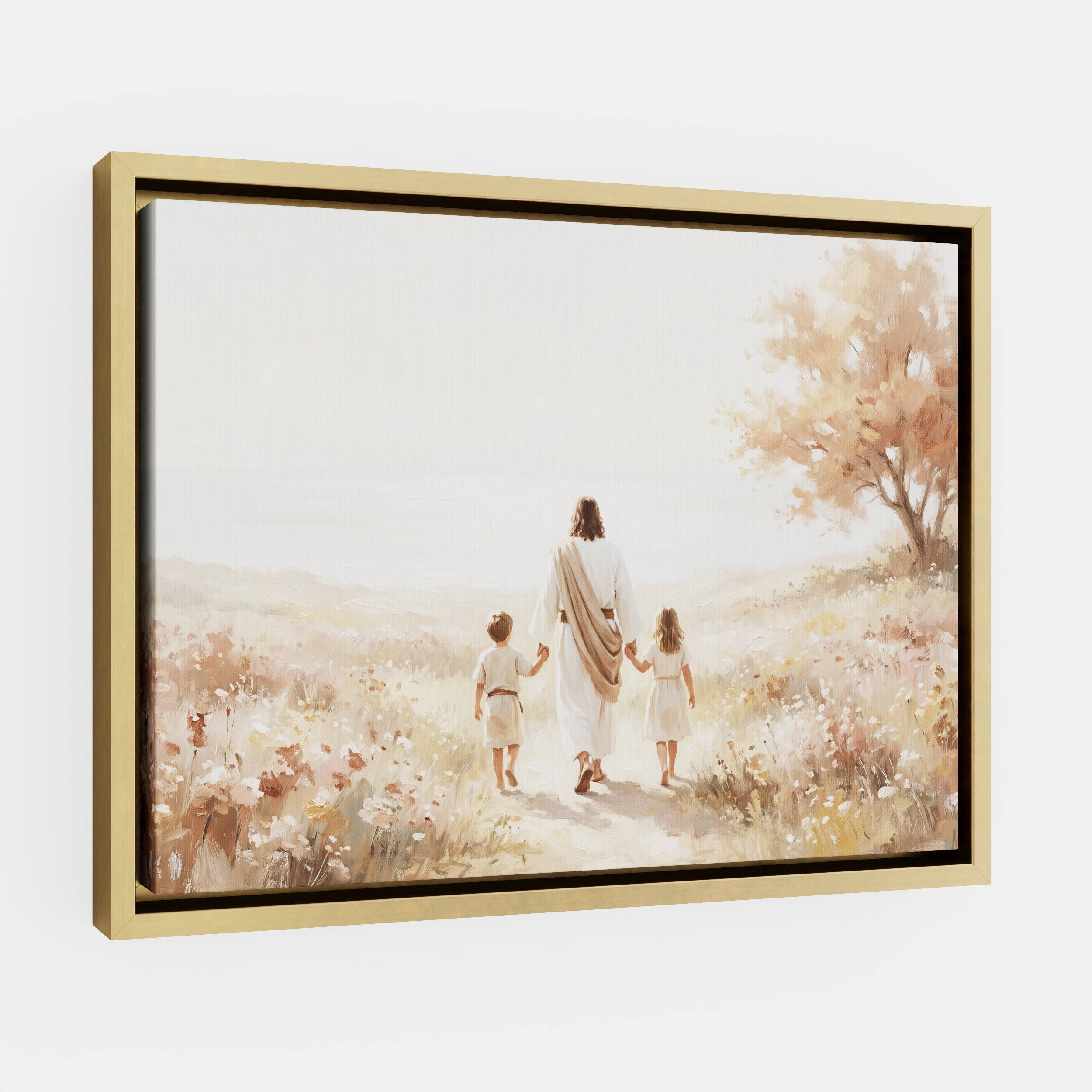 He Took Their Hands - Canvas
