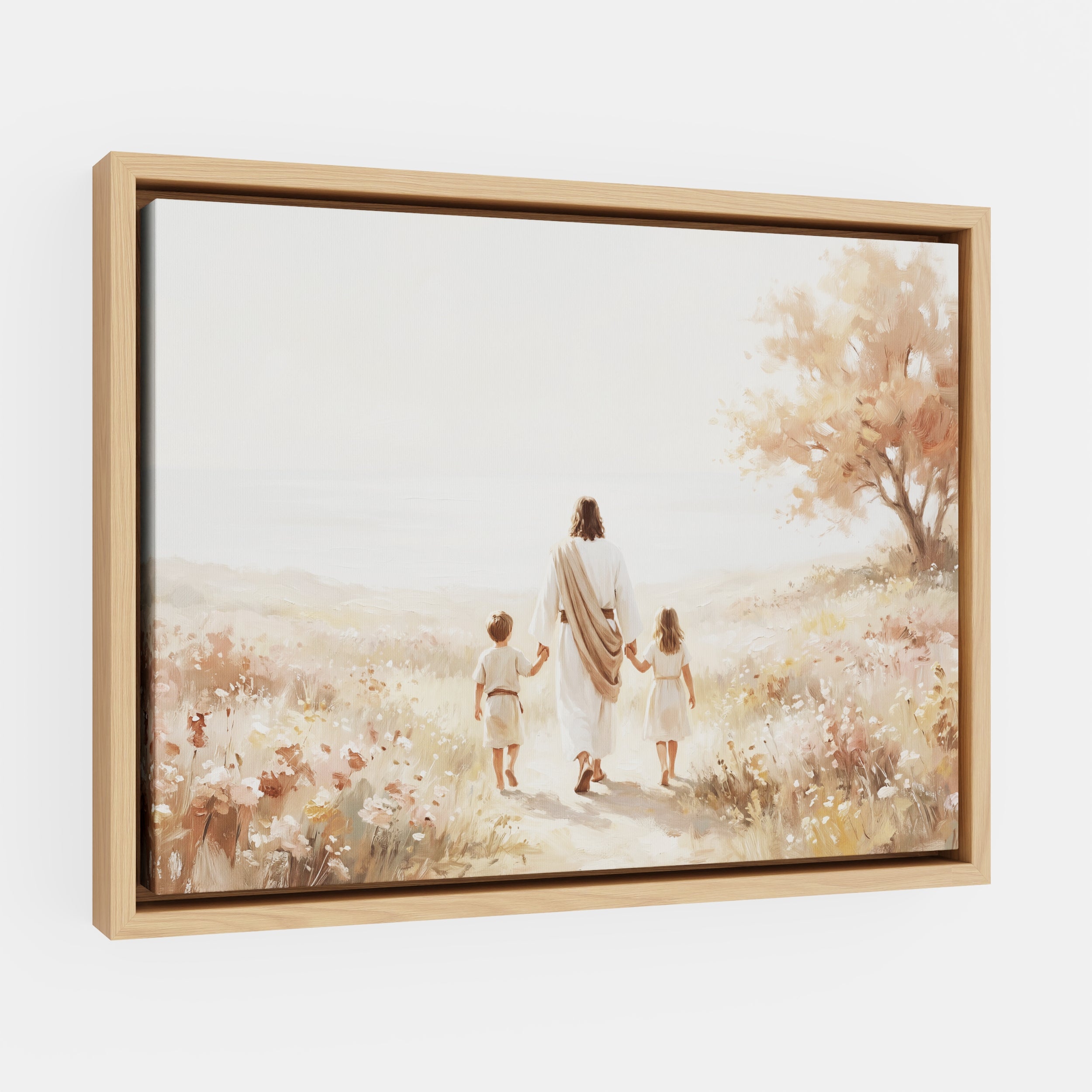 He Took Their Hands - Canvas