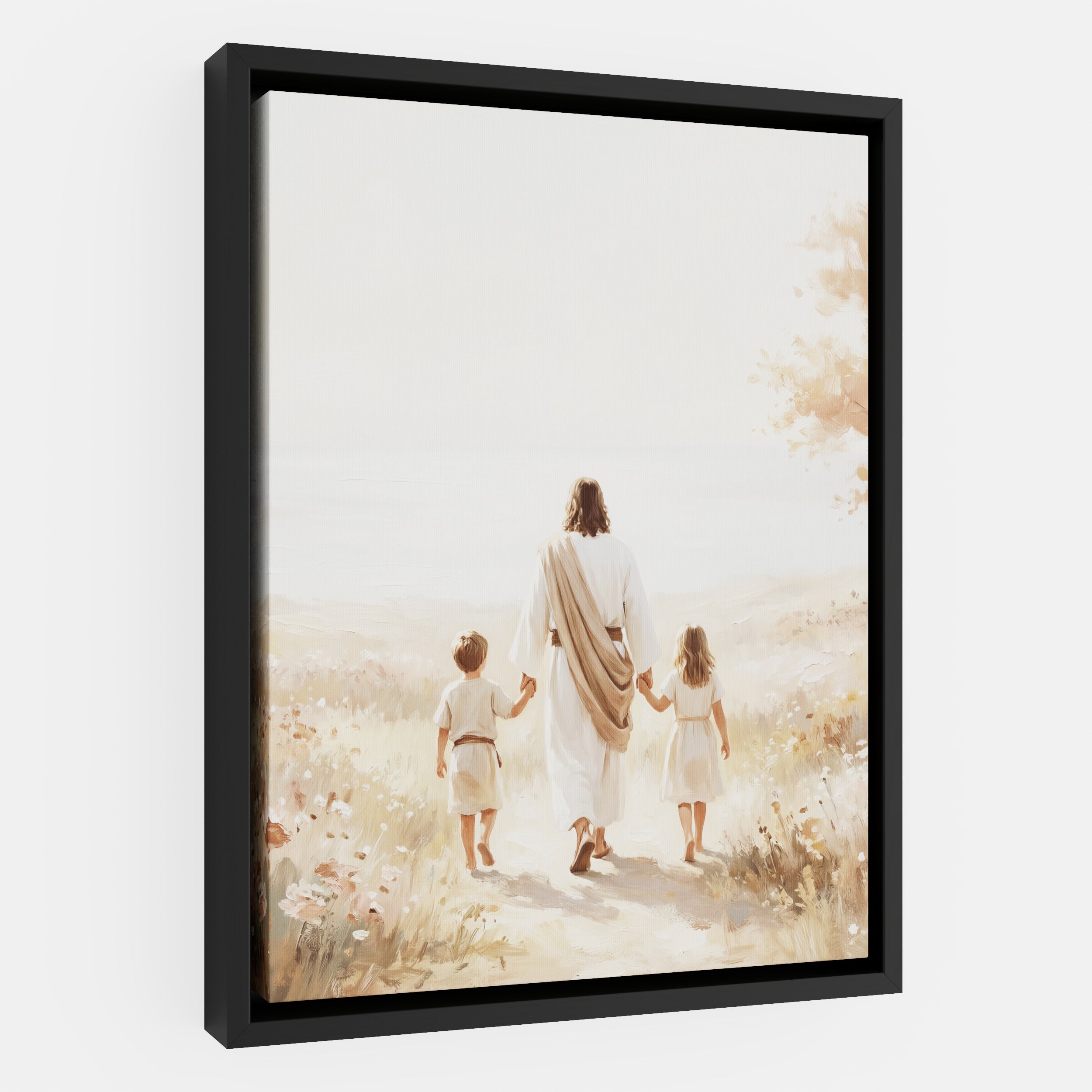 He Took Their Hands - Canvas