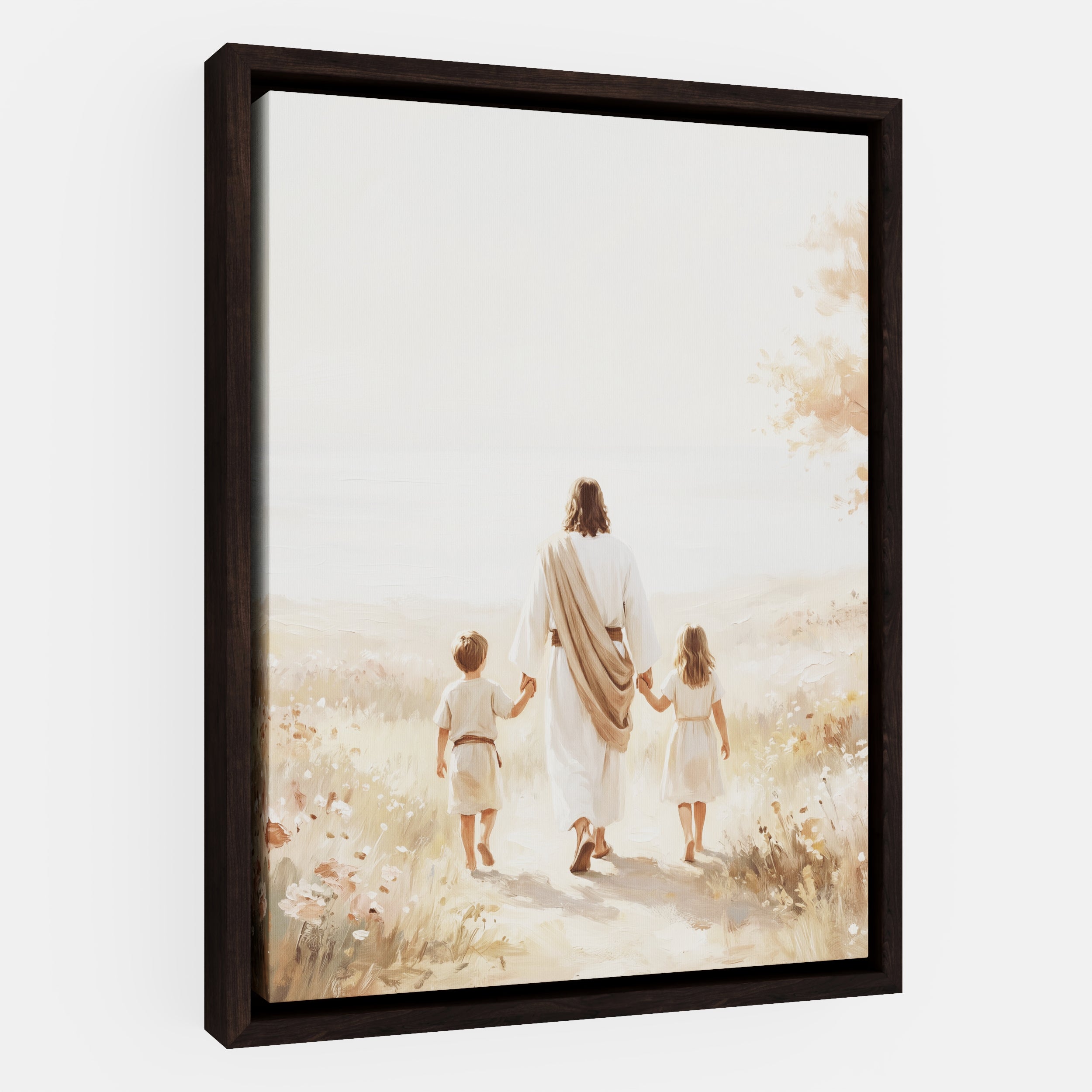 He Took Their Hands - Canvas
