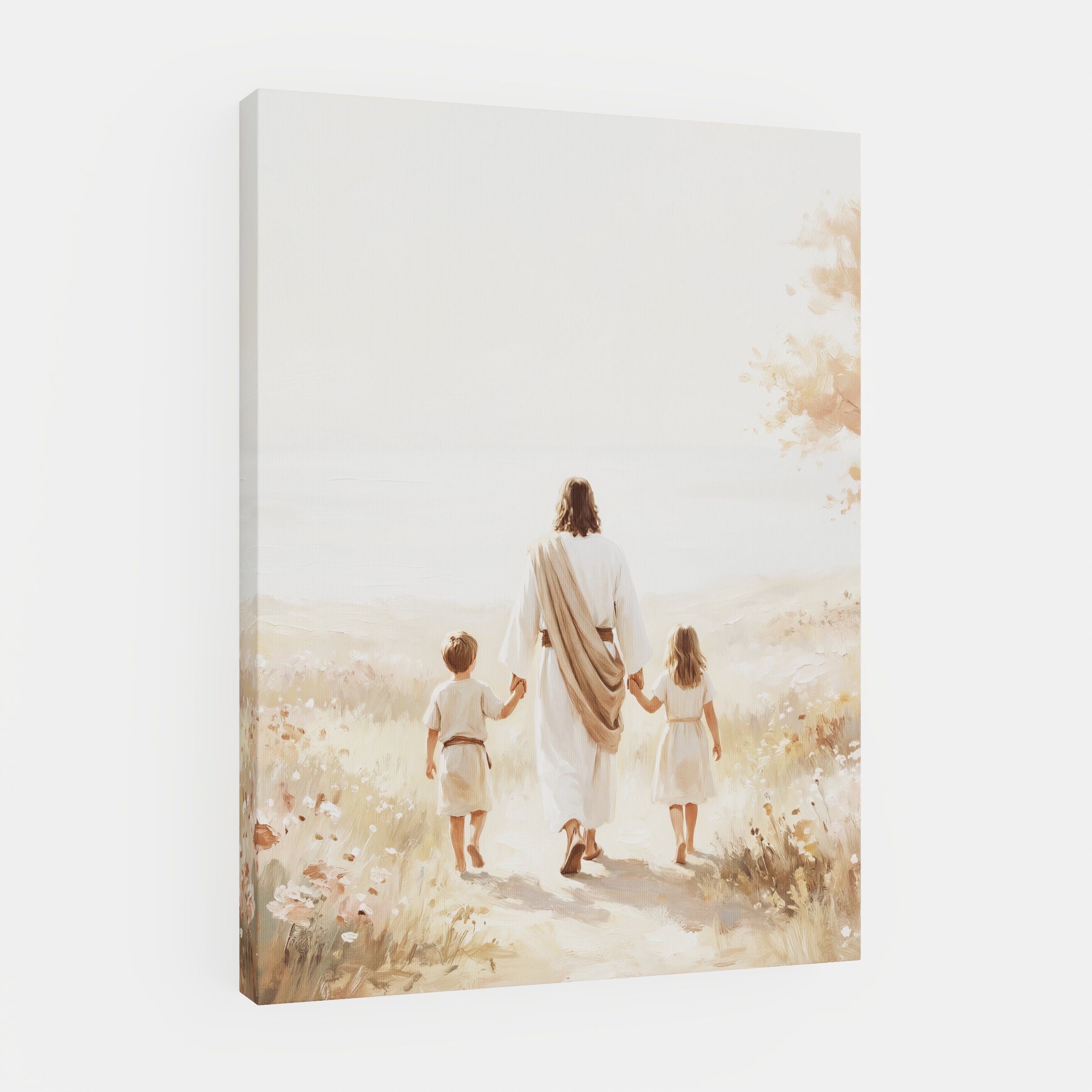 He Took Their Hands - Canvas