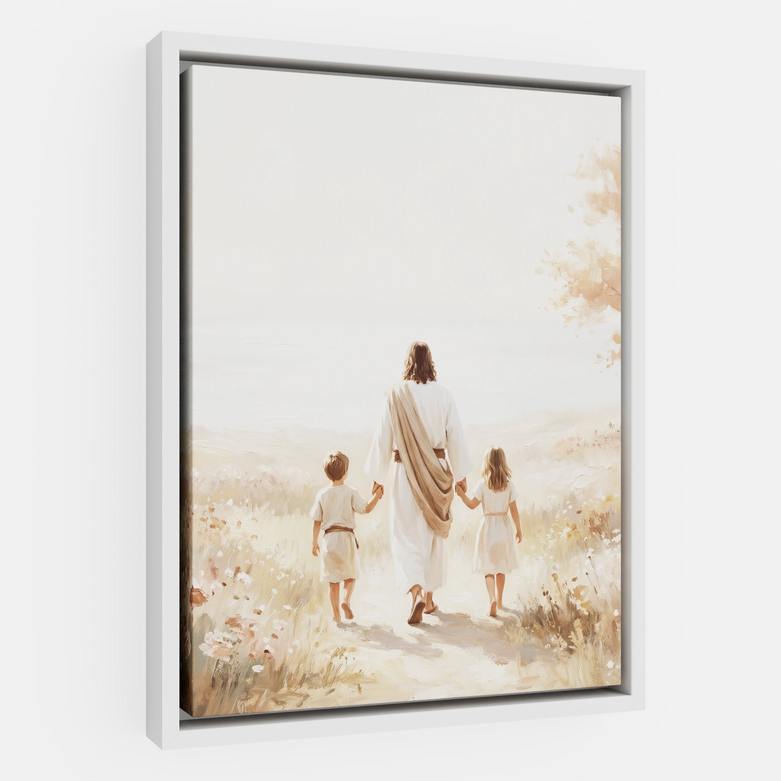 He Took Their Hands - Canvas