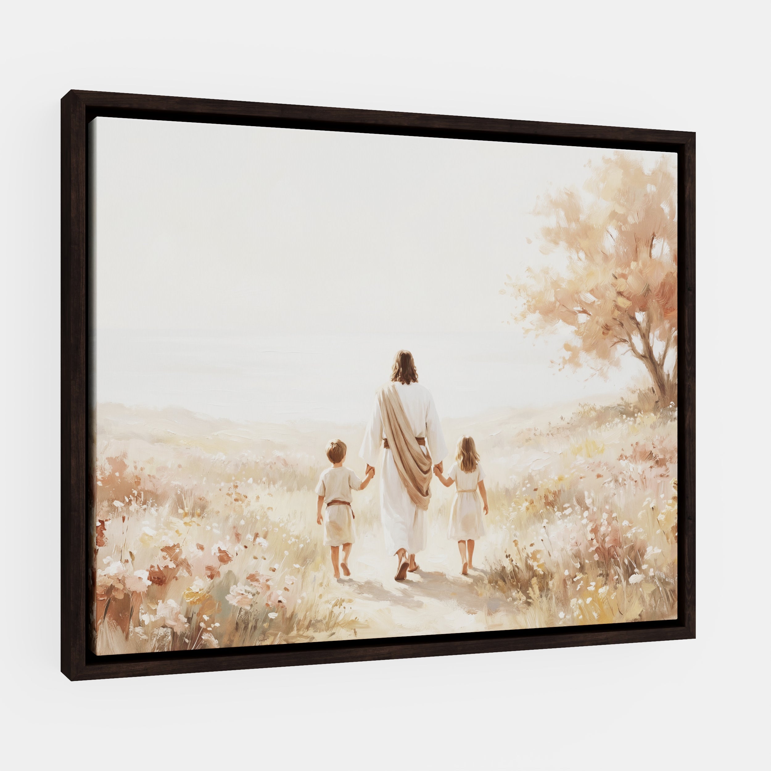 He Took Their Hands - Canvas