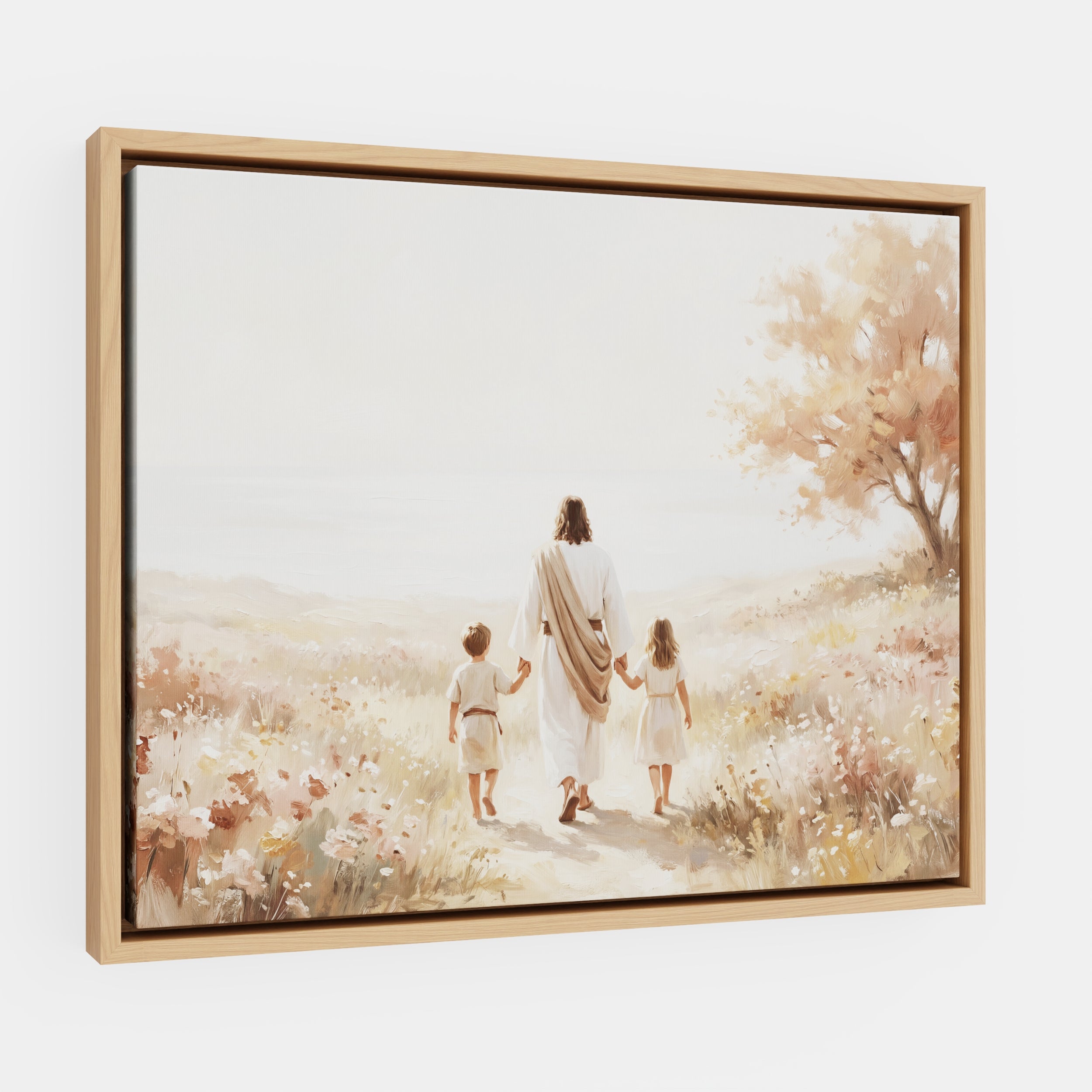 He Took Their Hands - Canvas