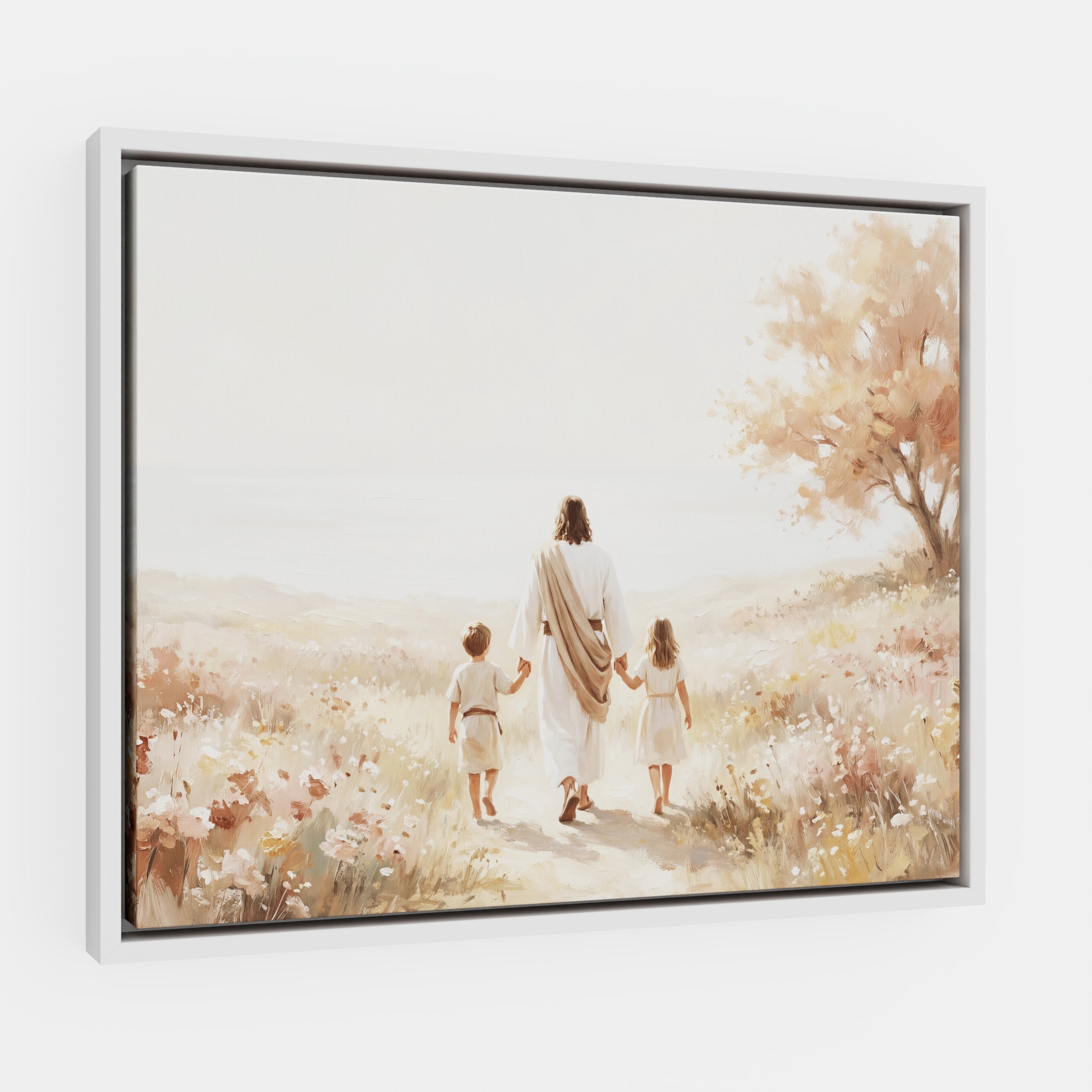He Took Their Hands - Canvas
